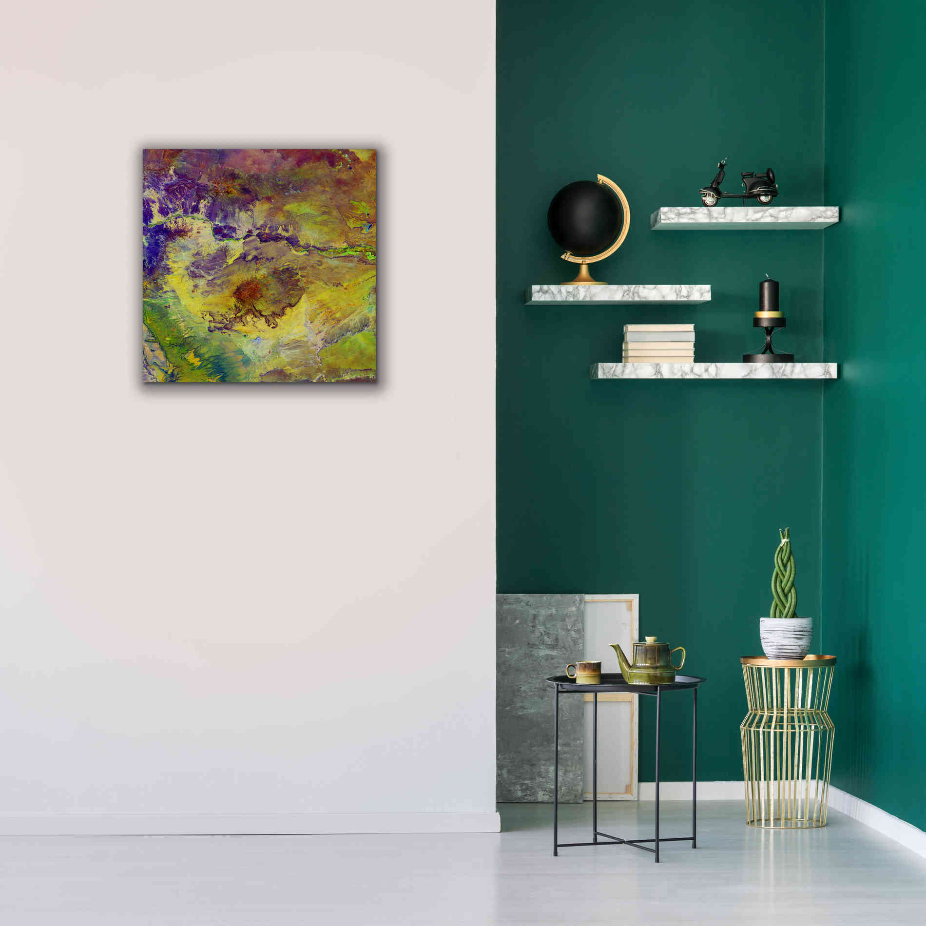 'Earth as Art: Sabotage,' Canvas Wall Art,26 x 26