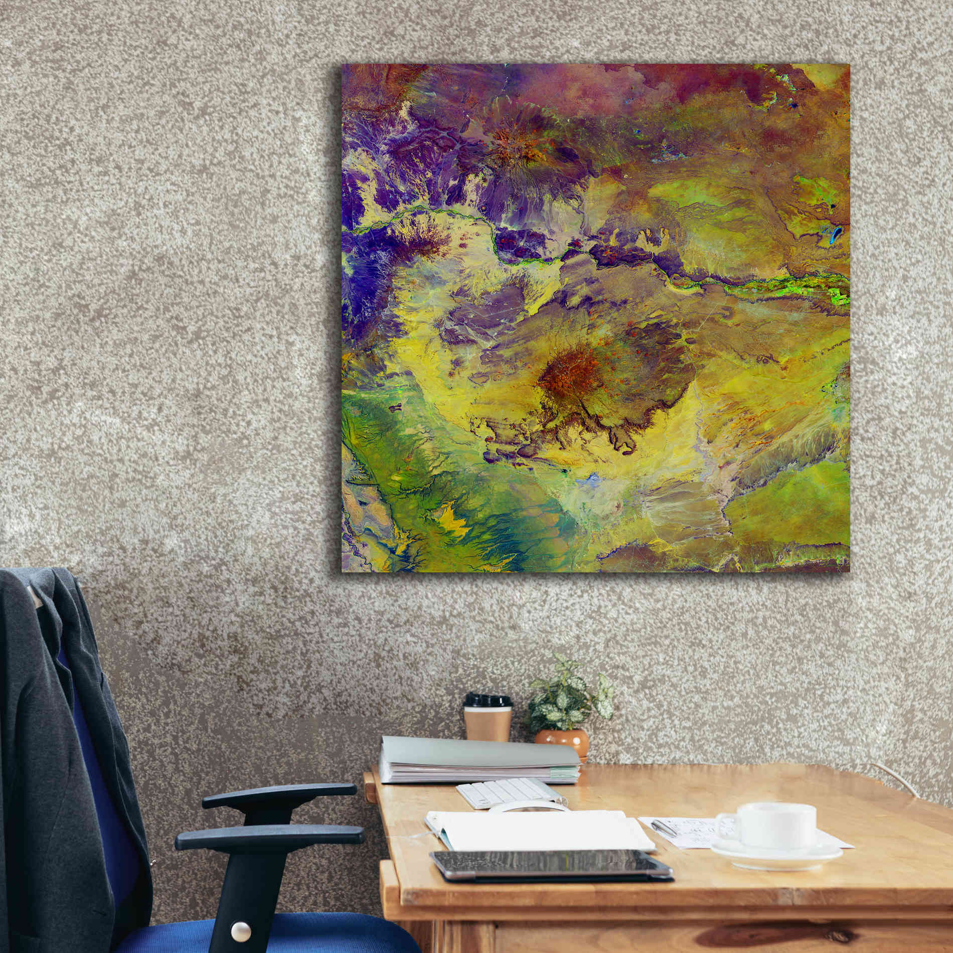 'Earth as Art: Sabotage,' Canvas Wall Art,37 x 37