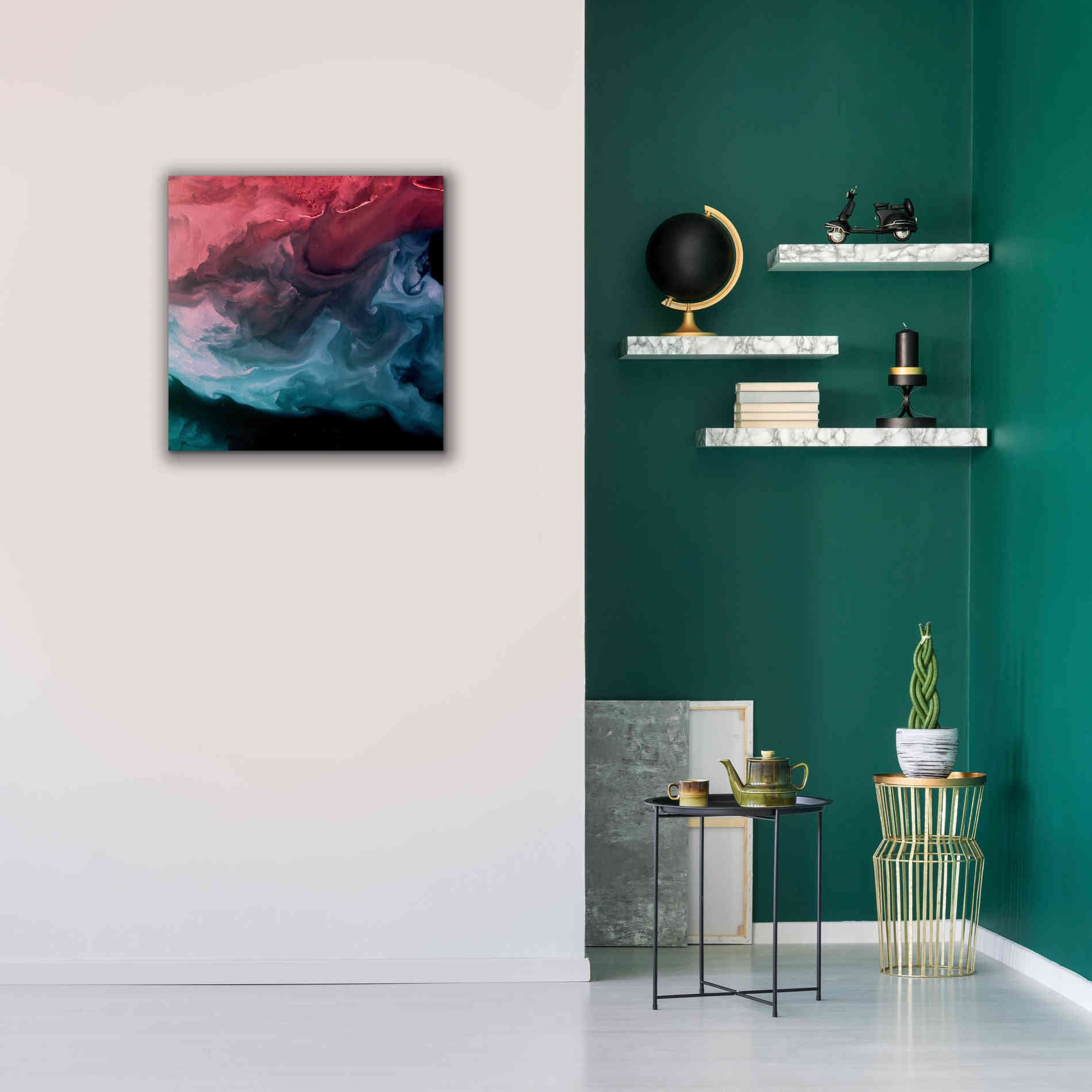 'Earth as Art: Serene Expressions,' Canvas Wall Art,26 x 26