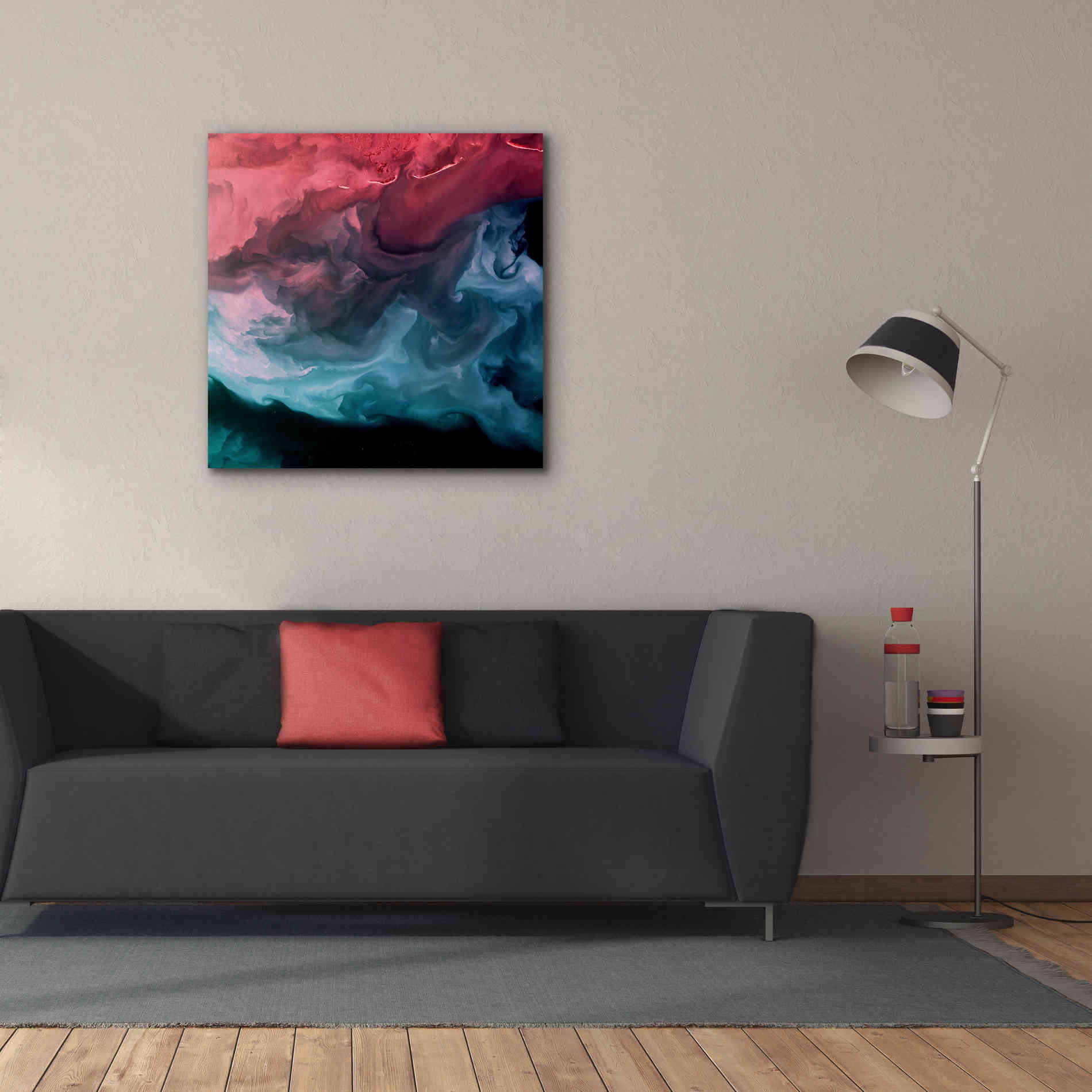 'Earth as Art: Serene Expressions,' Canvas Wall Art,37 x 37