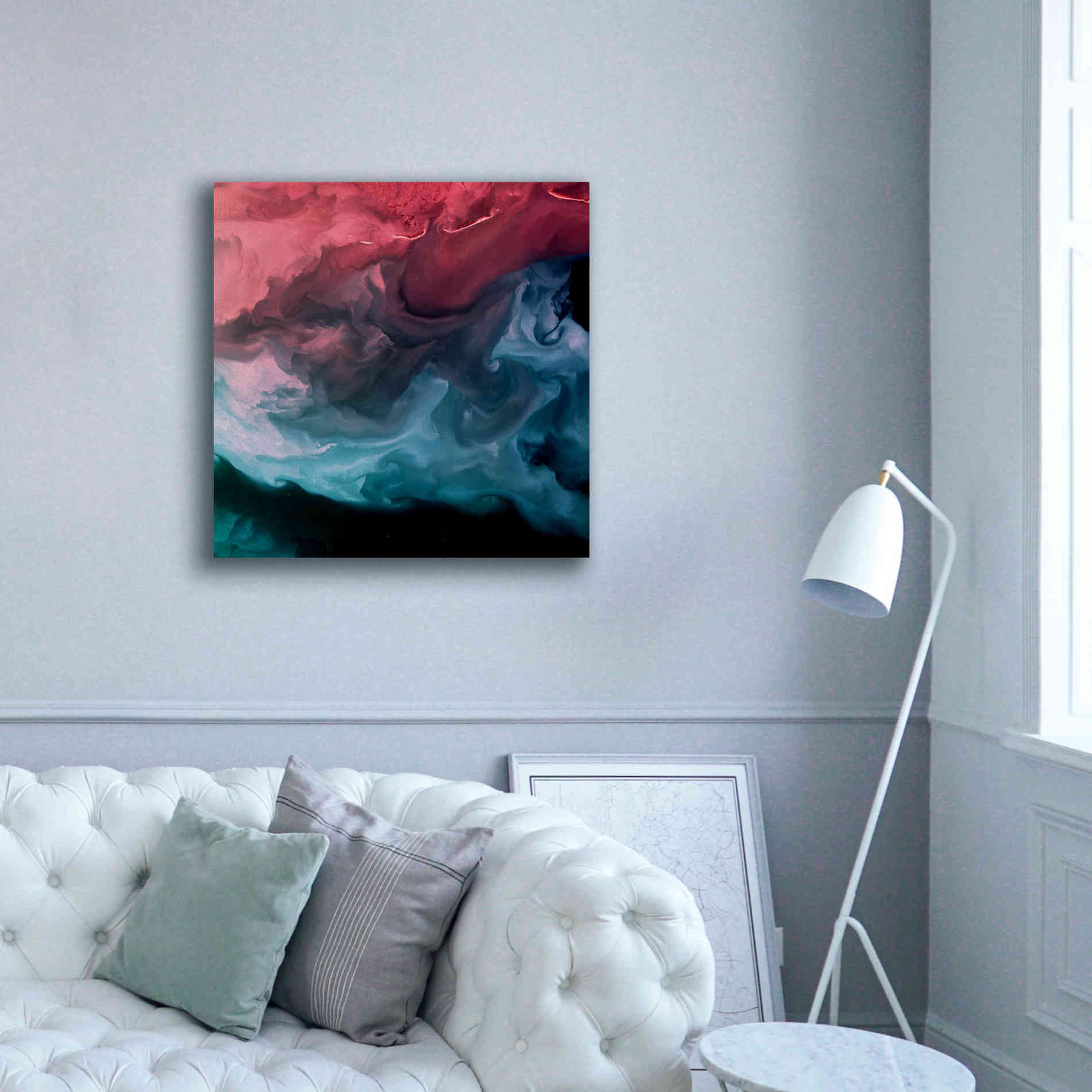 'Earth as Art: Serene Expressions,' Canvas Wall Art,37 x 37