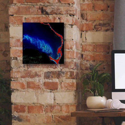 Image of 'Earth as Art: Shoal Complex,' Canvas Wall Art,12 x 12