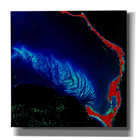 Image of 'Earth as Art: Shoal Complex,' Canvas Wall Art,12x12x1.1x0,18x18x1.1x0,26x26x1.74x0,37x37x1.74x0