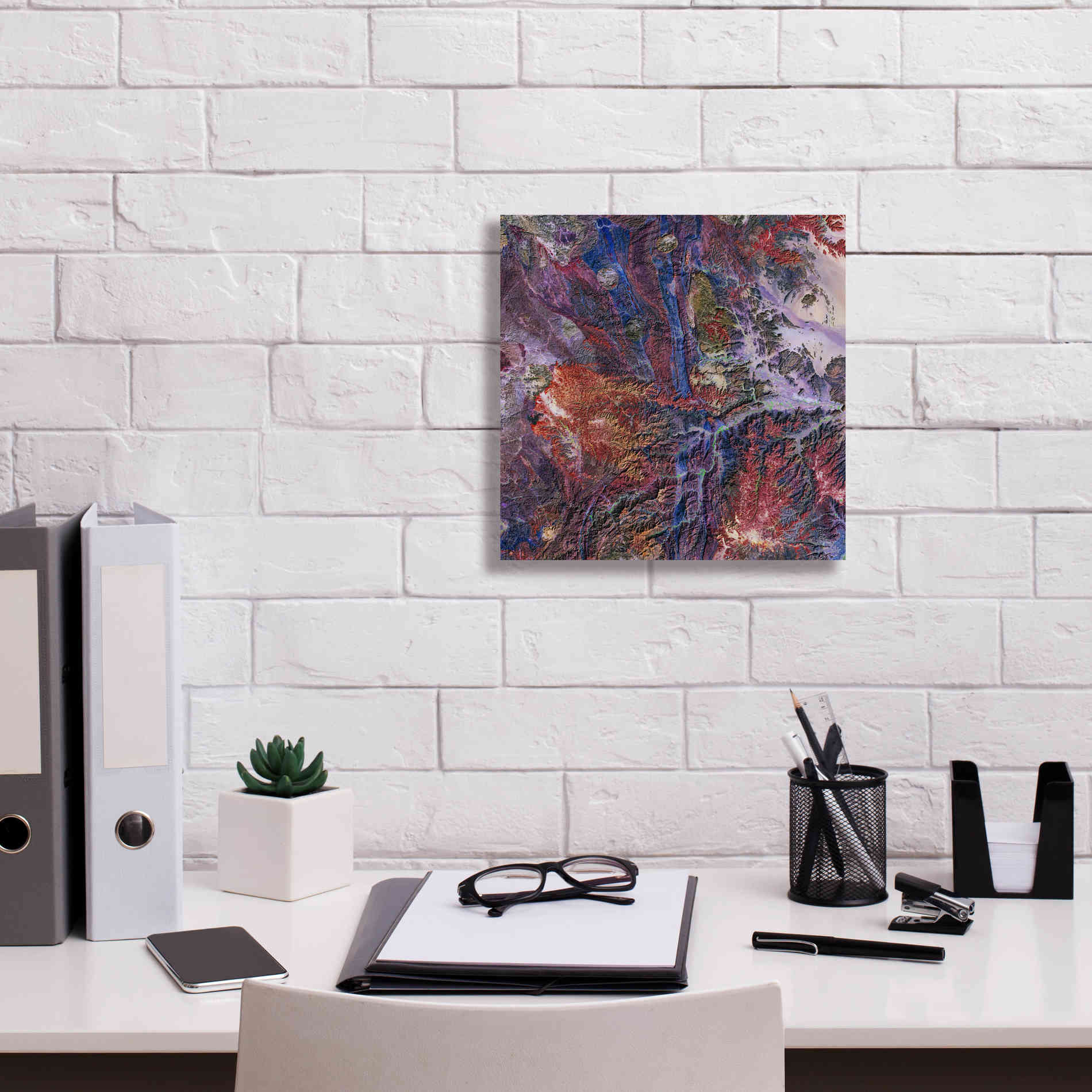 'Earth as Art: Tapestry,' Canvas Wall Art,12 x 12