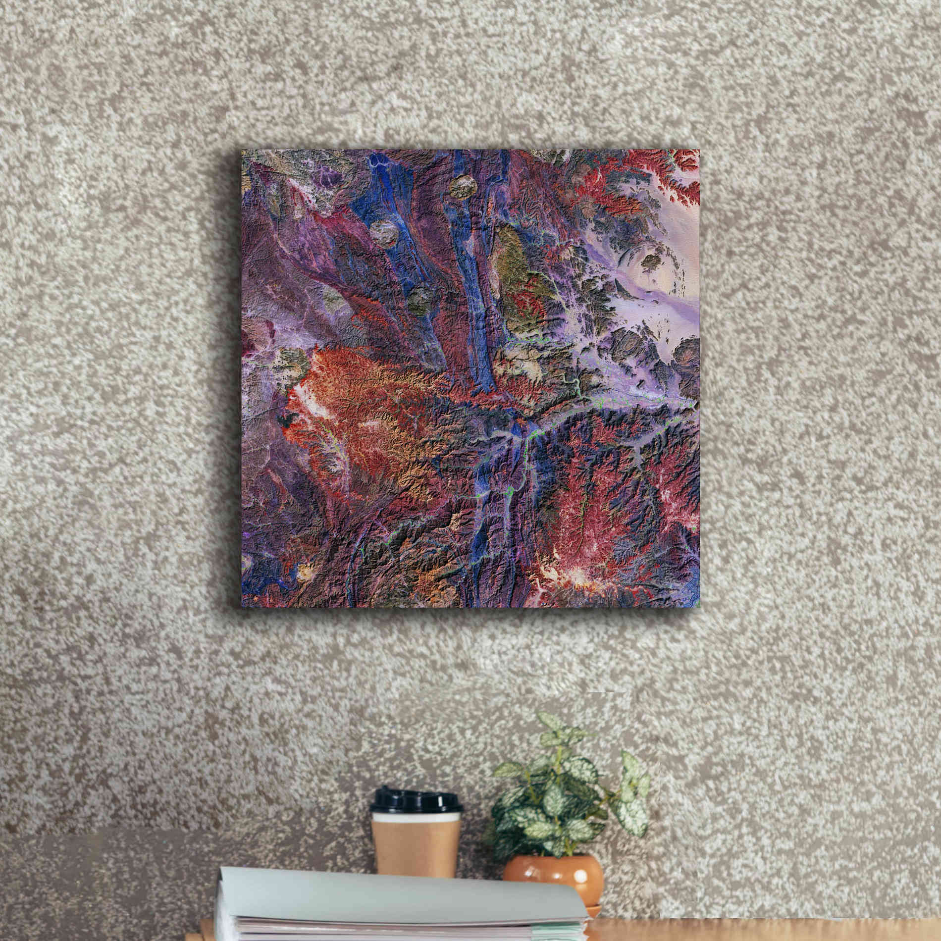 'Earth as Art: Tapestry,' Canvas Wall Art,18 x 18