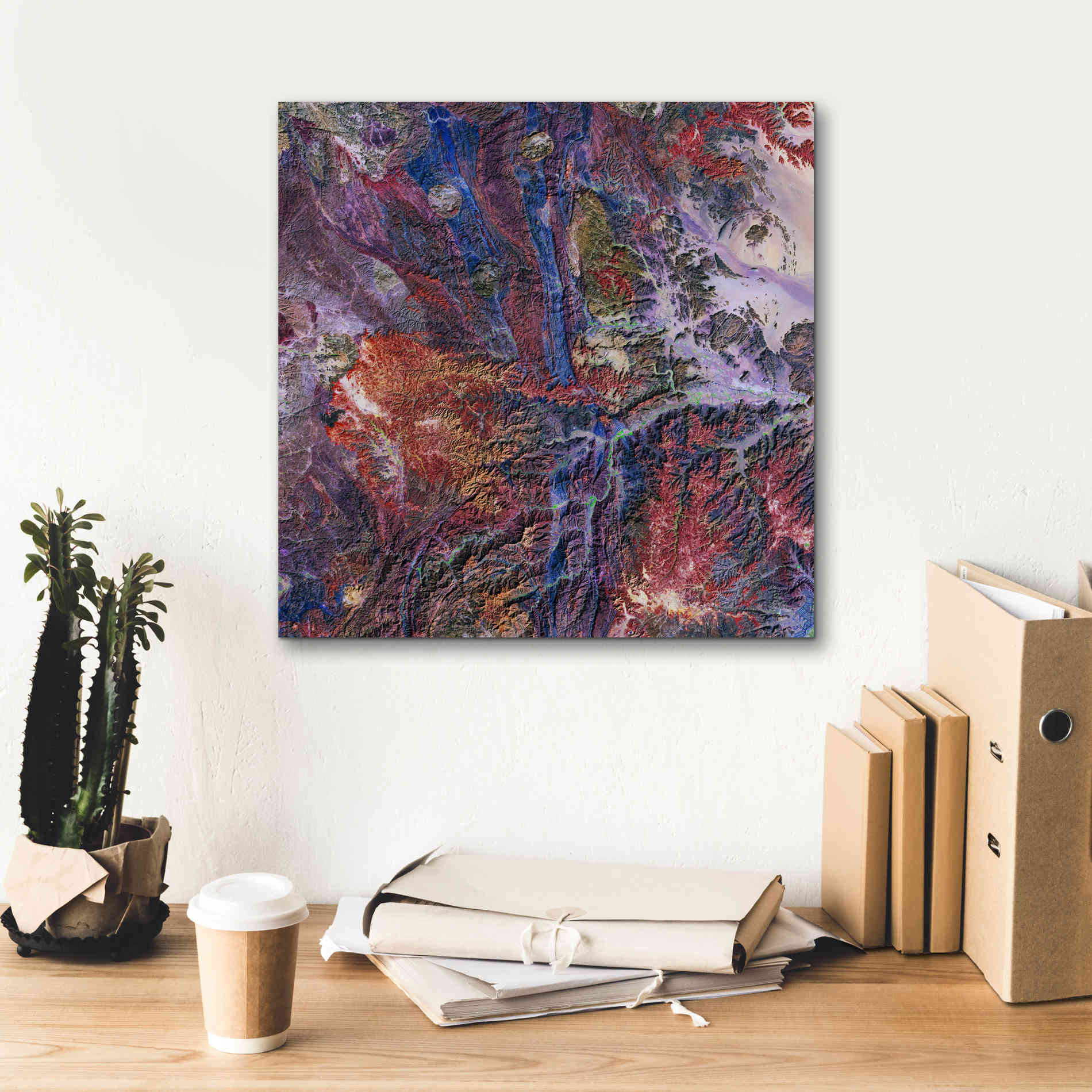 'Earth as Art: Tapestry,' Canvas Wall Art,18 x 18