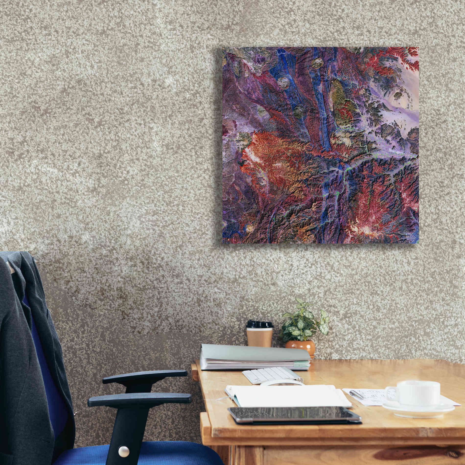 'Earth as Art: Tapestry,' Canvas Wall Art,26 x 26