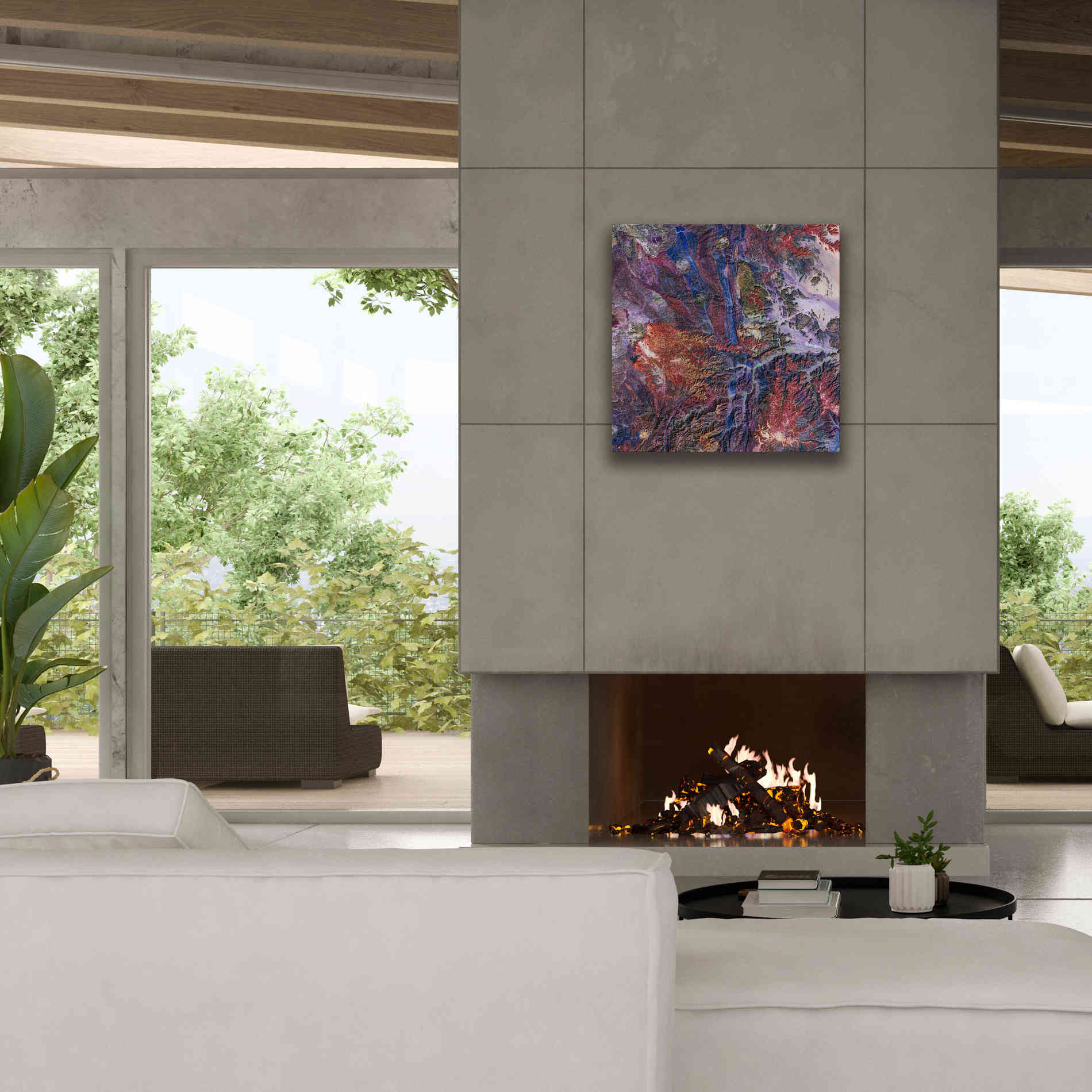 'Earth as Art: Tapestry,' Canvas Wall Art,26 x 26