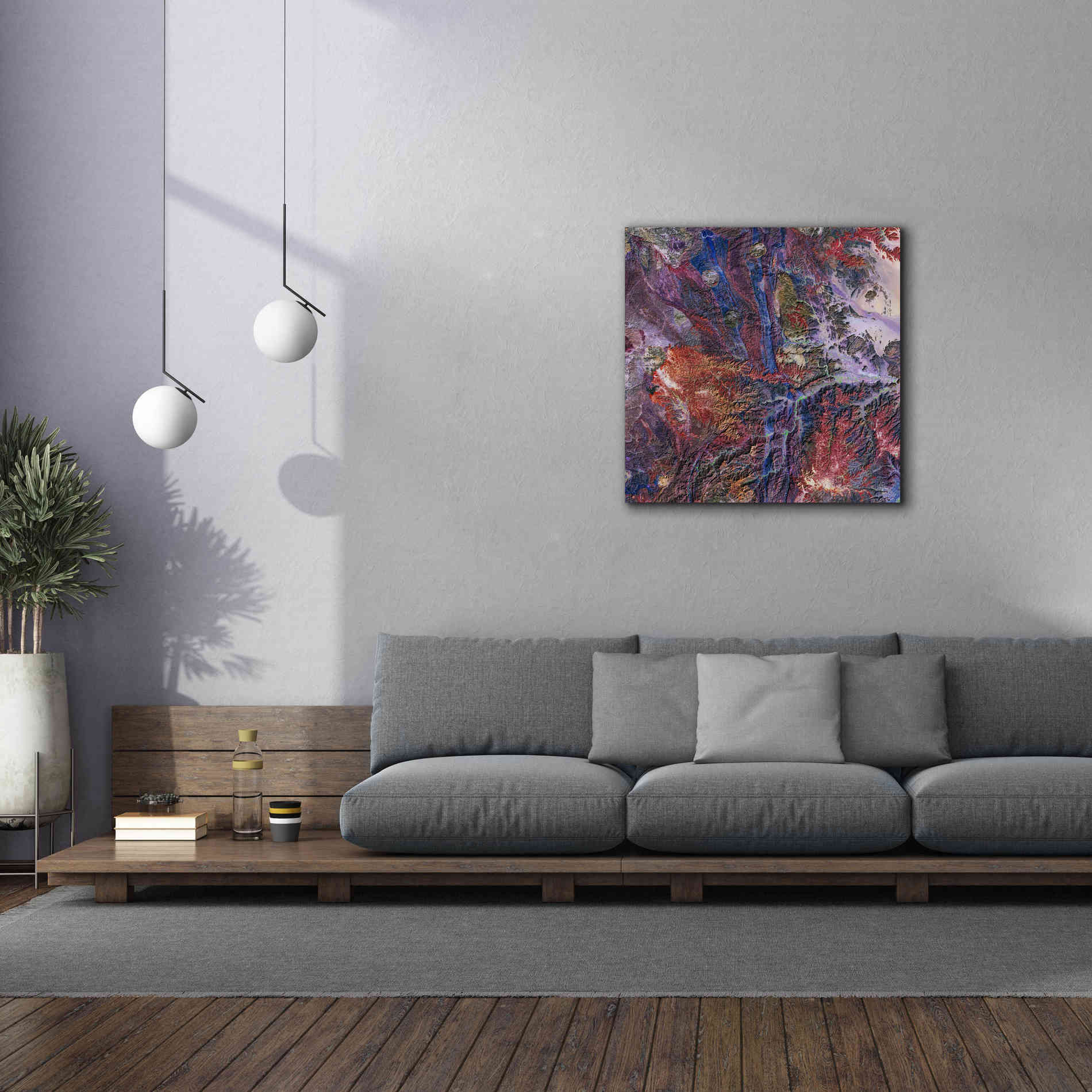 'Earth as Art: Tapestry,' Canvas Wall Art,37 x 37