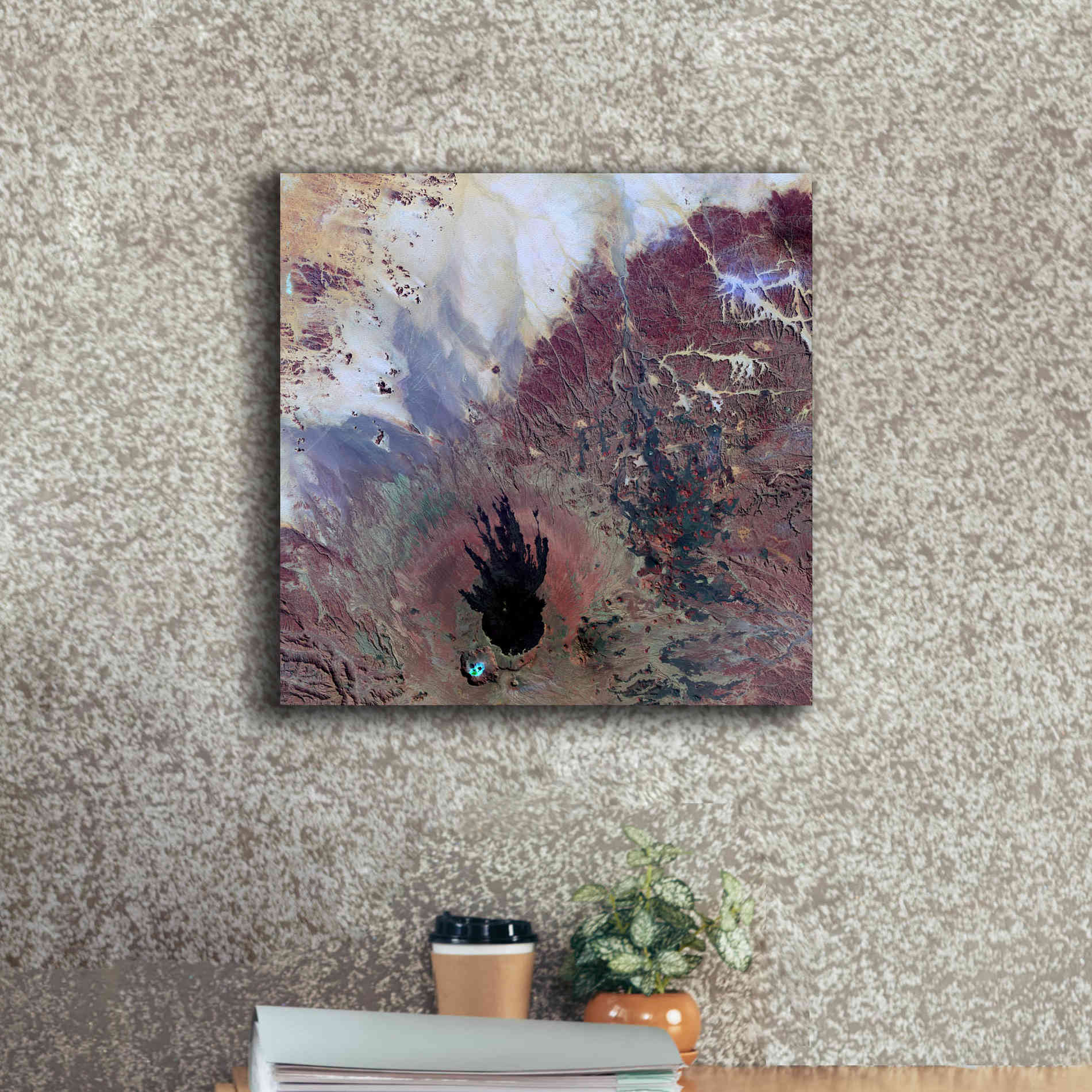 'Earth as Art: The Watcher,' Canvas Wall Art,18 x 18