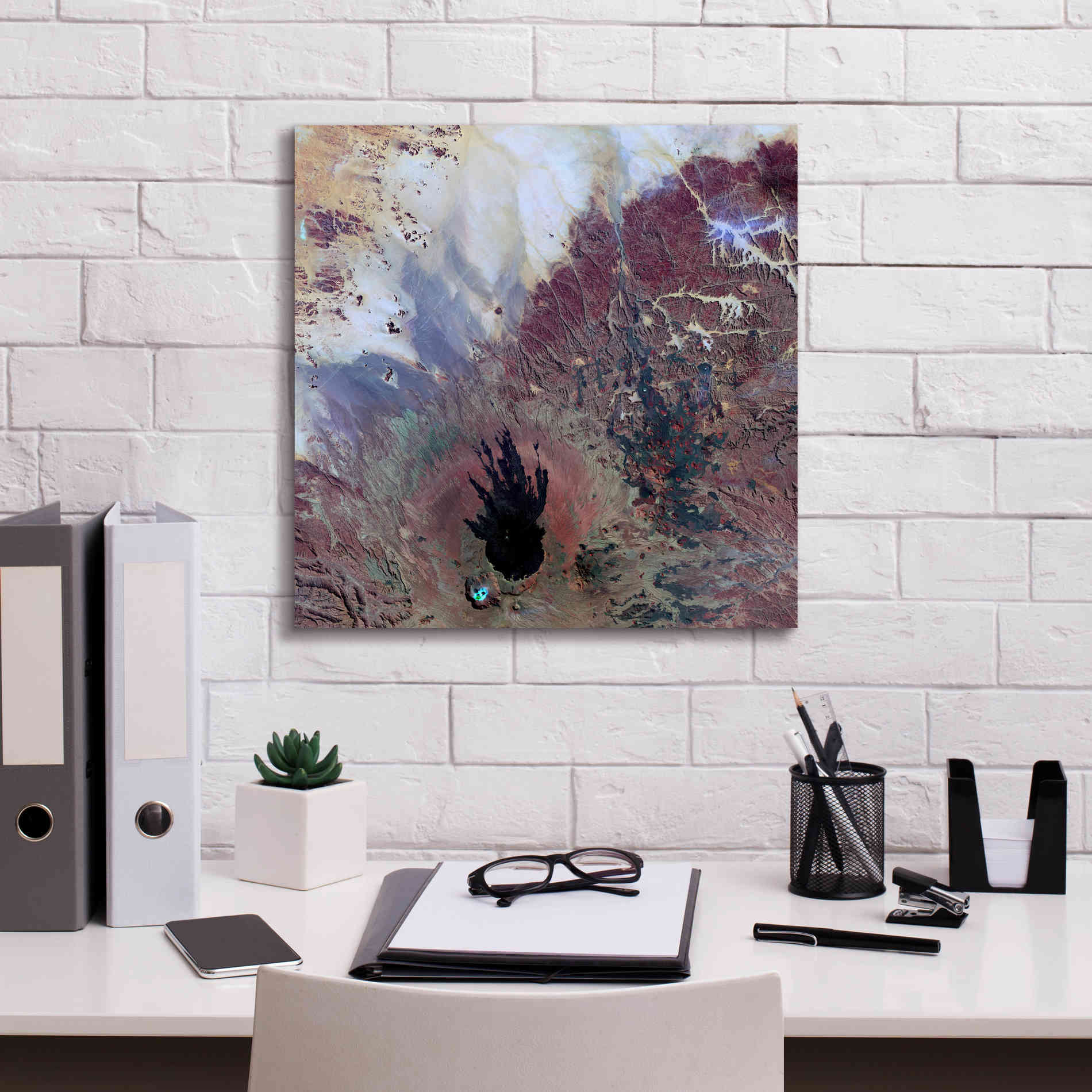 'Earth as Art: The Watcher,' Canvas Wall Art,18 x 18