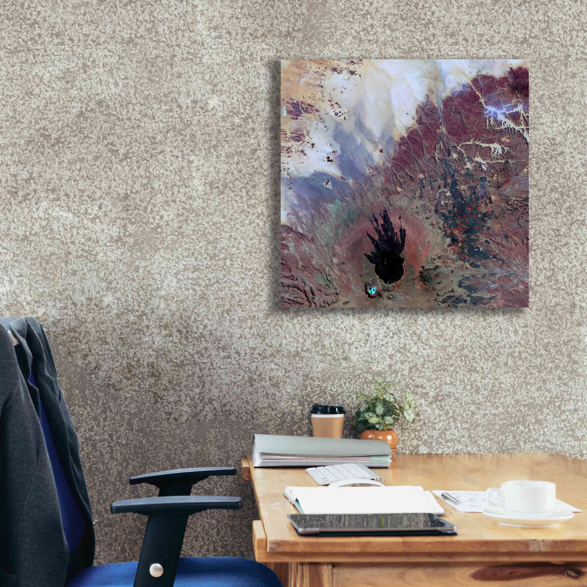 'Earth as Art: The Watcher,' Canvas Wall Art,26 x 26