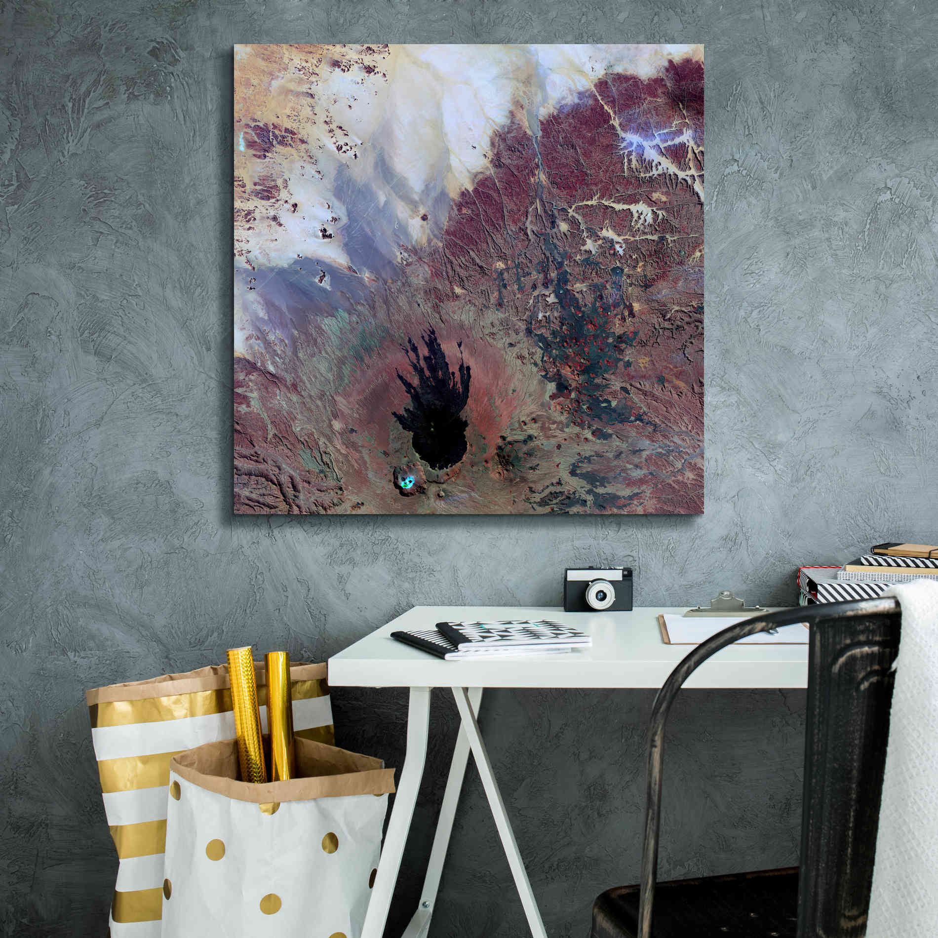 'Earth as Art: The Watcher,' Canvas Wall Art,26 x 26