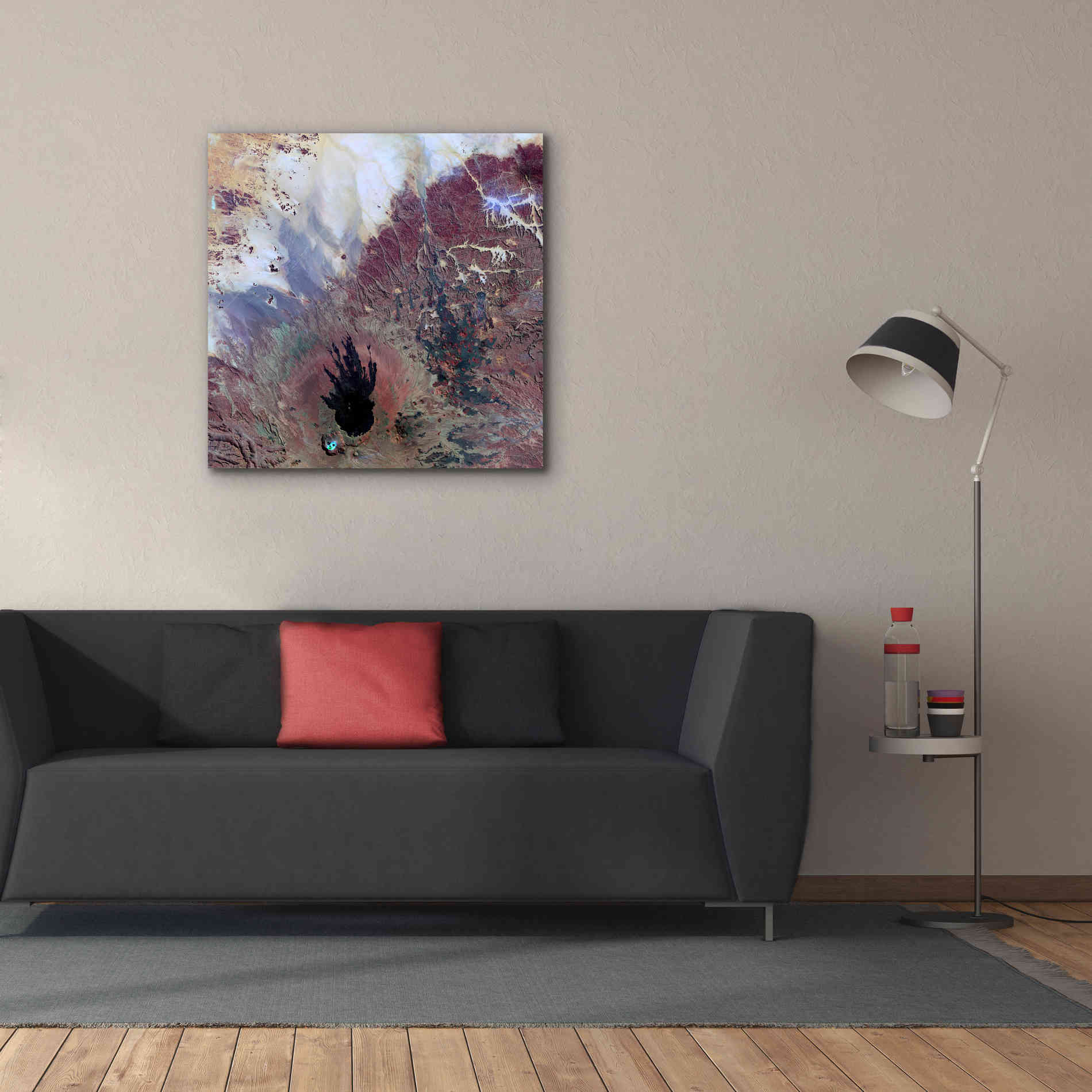 'Earth as Art: The Watcher,' Canvas Wall Art,37 x 37