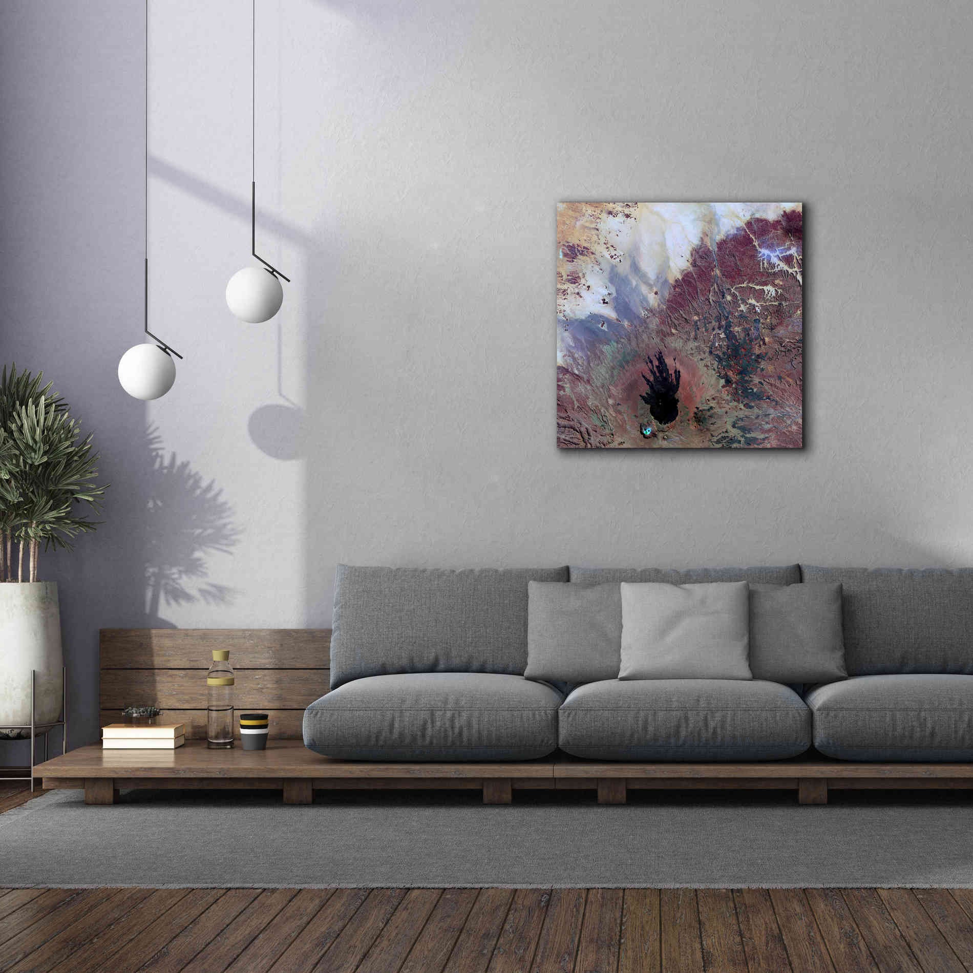 'Earth as Art: The Watcher,' Canvas Wall Art,37 x 37