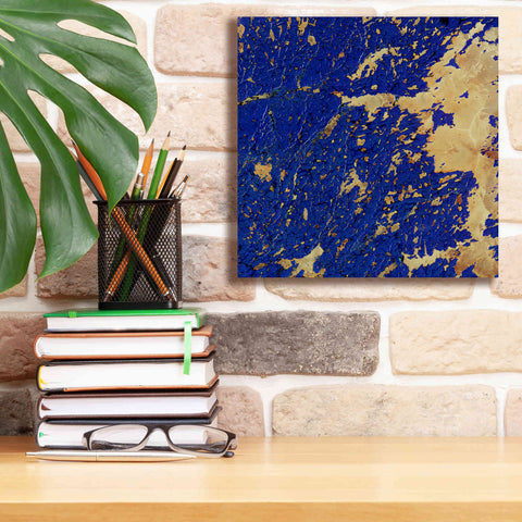 Image of 'Earth as Art: Copper and Blue,' Canvas Wall Art,12 x 12