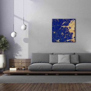 'Earth as Art: Copper and Blue,' Canvas Wall Art,37 x 37