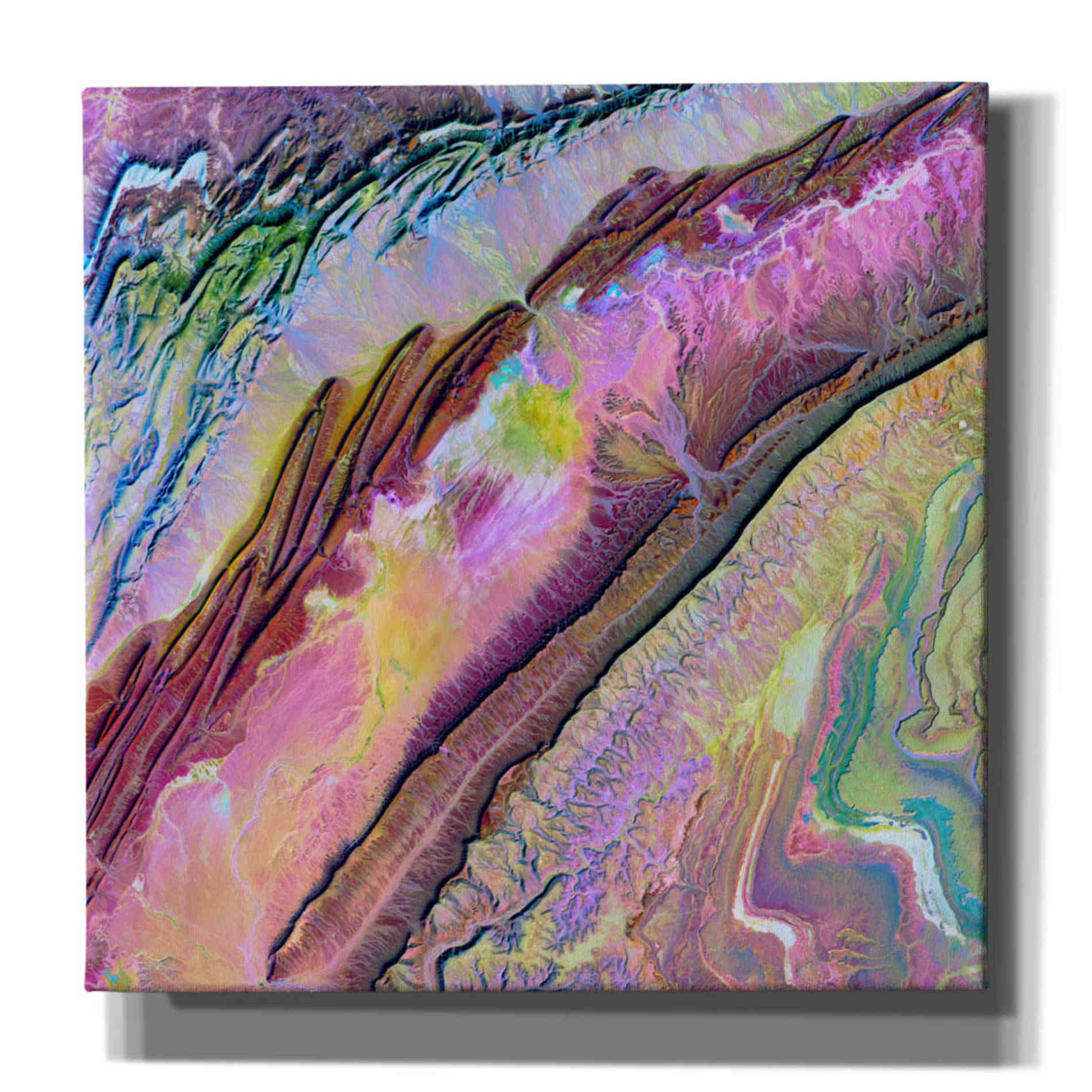 'Earth as Art: Desert Ribbons,' Canvas Wall Art,12x12x1.1x0,18x18x1.1x0,26x26x1.74x0,37x37x1.74x0
