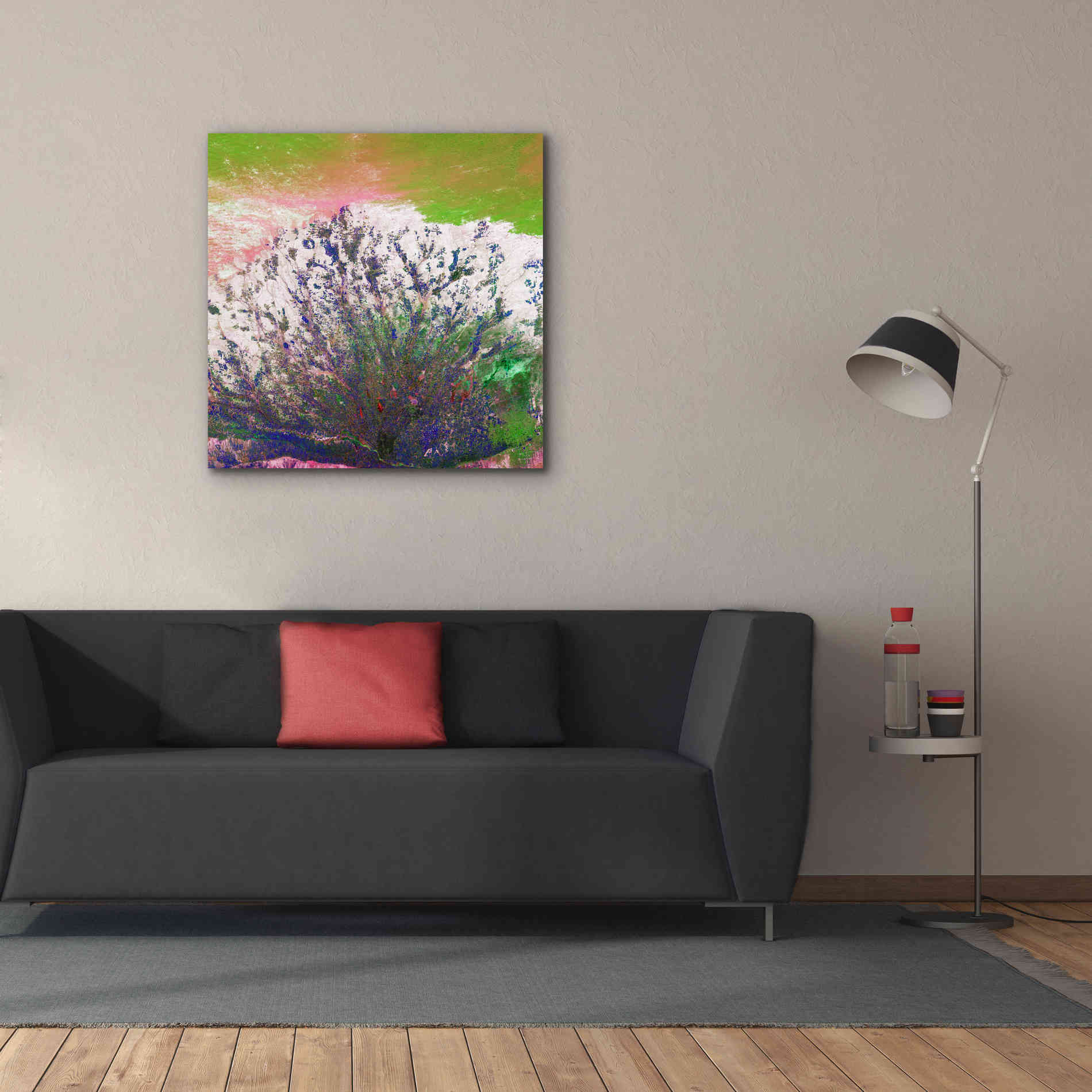 'Earth as Art: Fanned Out,' Canvas Wall Art,37 x 37