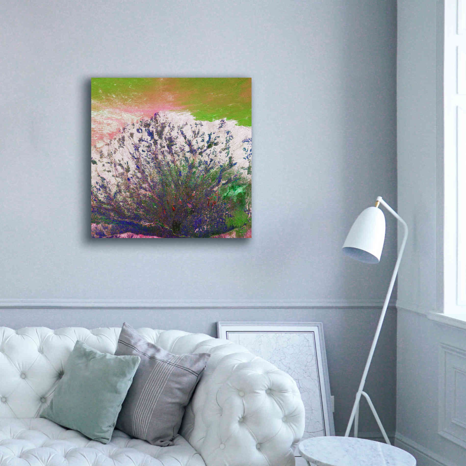 'Earth as Art: Fanned Out,' Canvas Wall Art,37 x 37