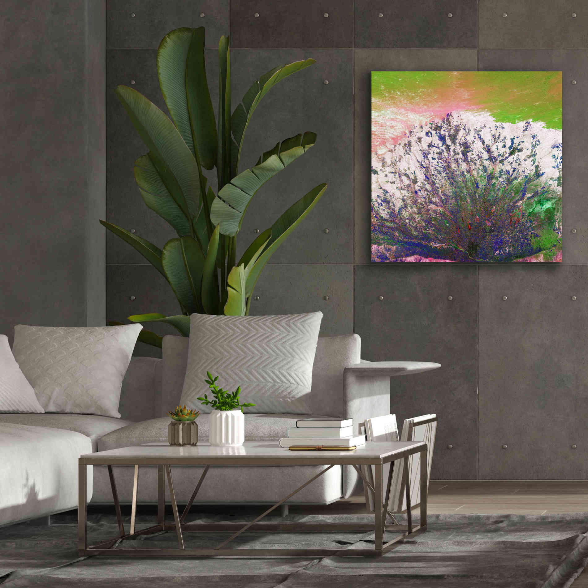 'Earth as Art: Fanned Out,' Canvas Wall Art,37 x 37