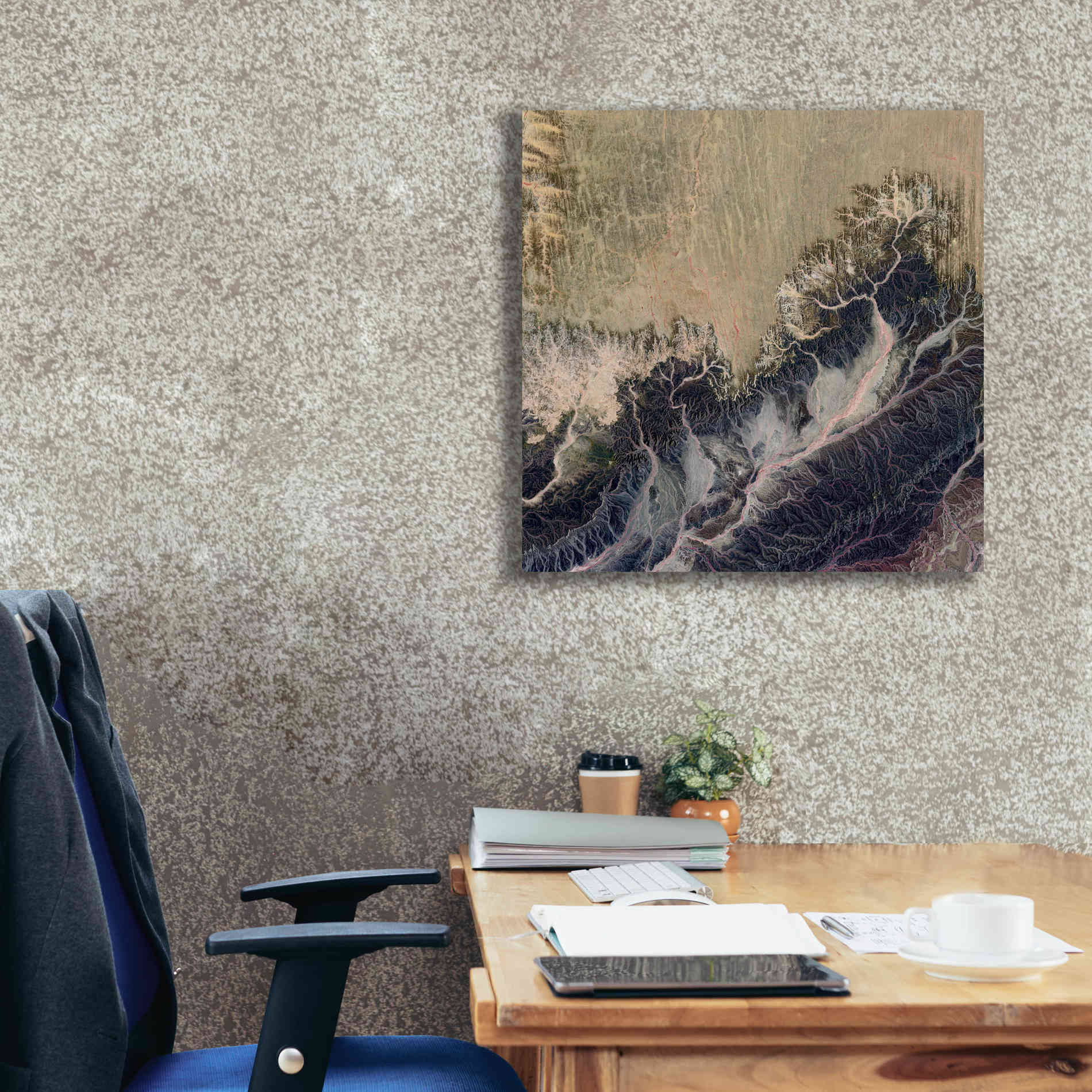 'Earth as Art: Irritated,' Canvas Wall Art,26 x 26