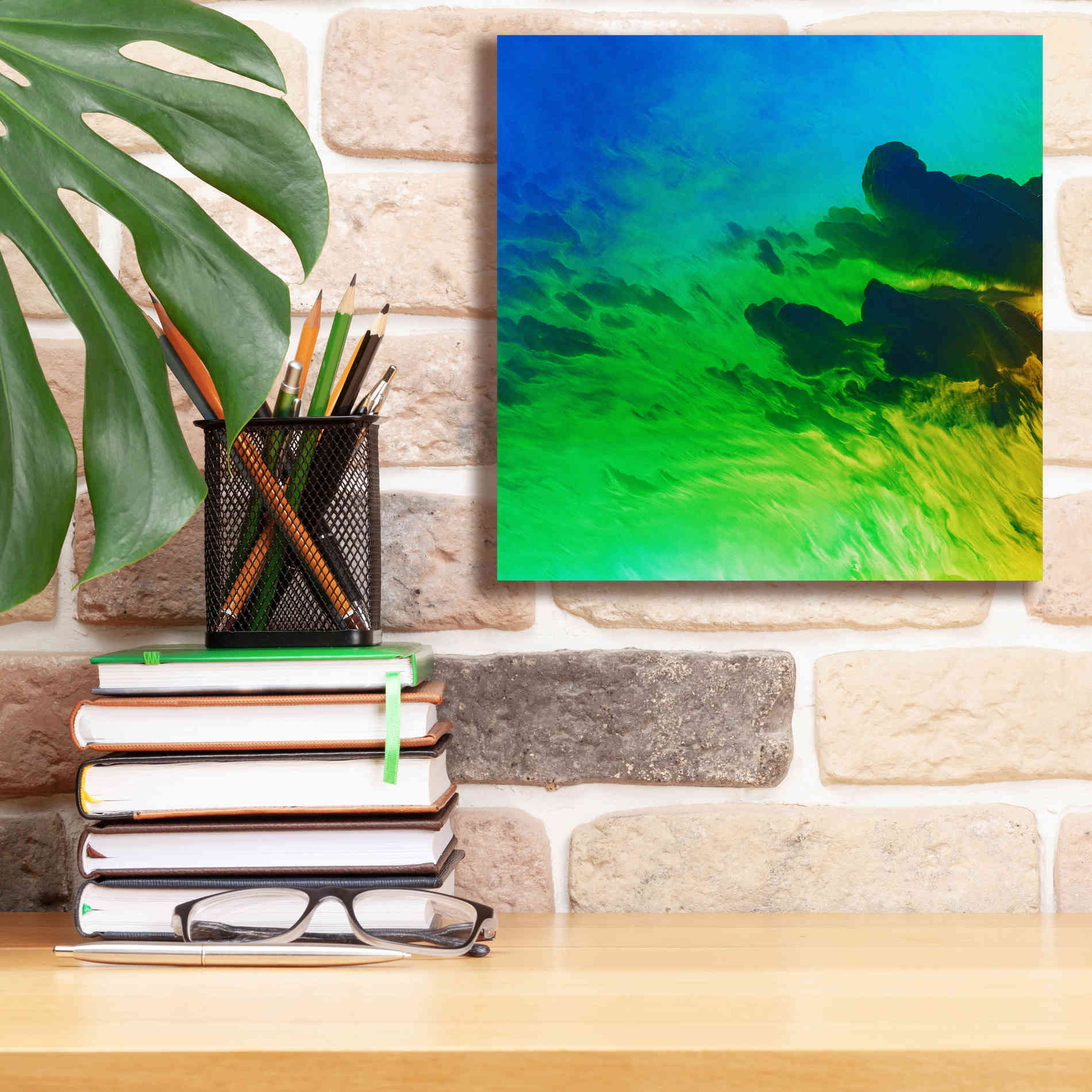 'Earth as Art: Luminescence,' Canvas Wall Art,12 x 12