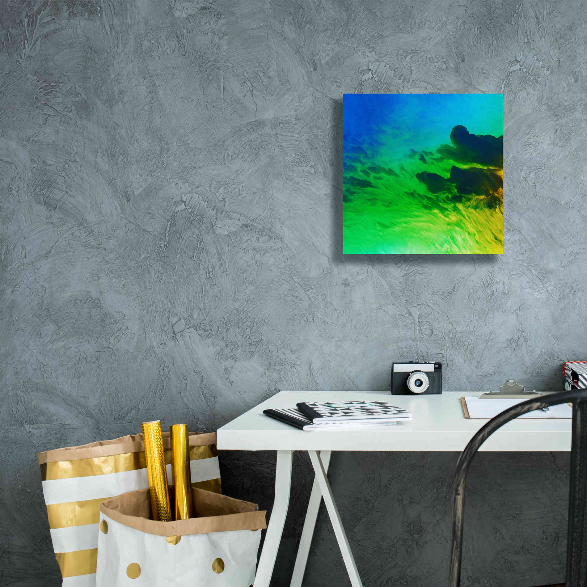 'Earth as Art: Luminescence,' Canvas Wall Art,12 x 12