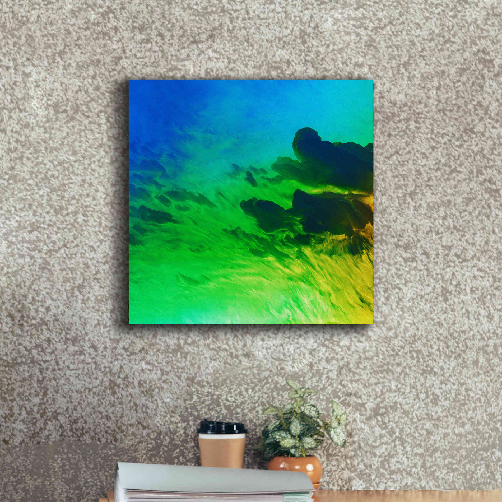 'Earth as Art: Luminescence,' Canvas Wall Art,18 x 18
