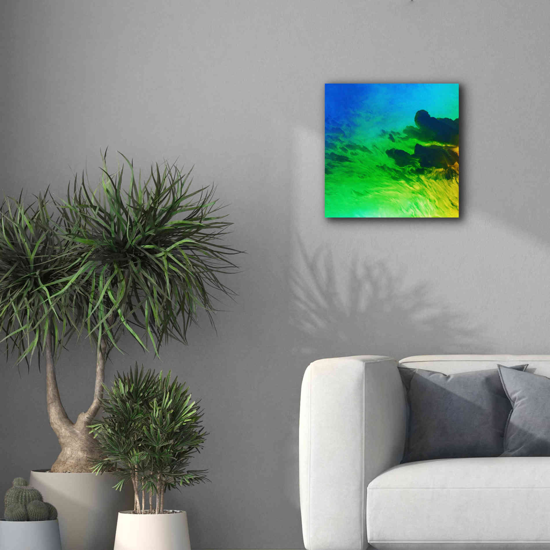 'Earth as Art: Luminescence,' Canvas Wall Art,18 x 18