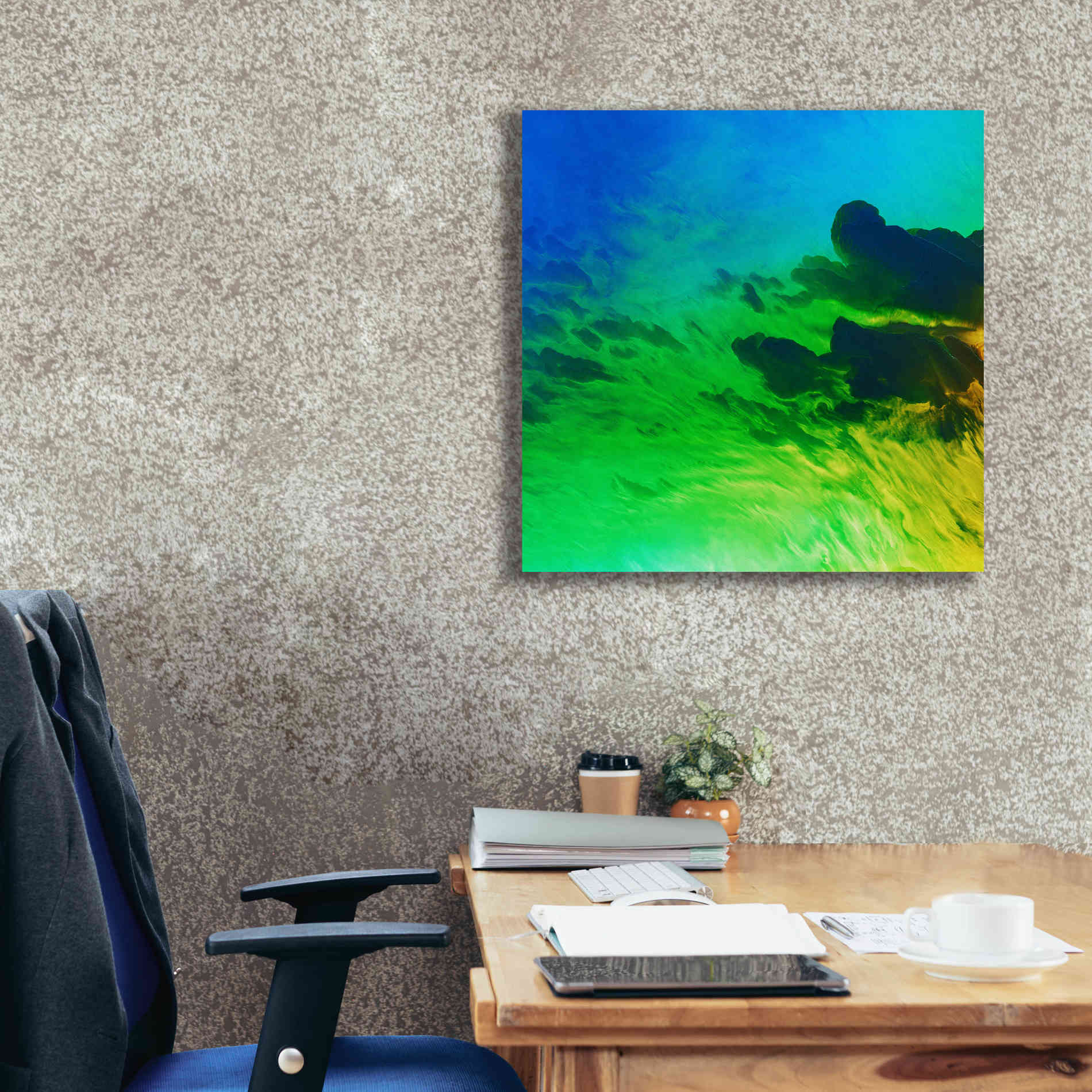 'Earth as Art: Luminescence,' Canvas Wall Art,26 x 26