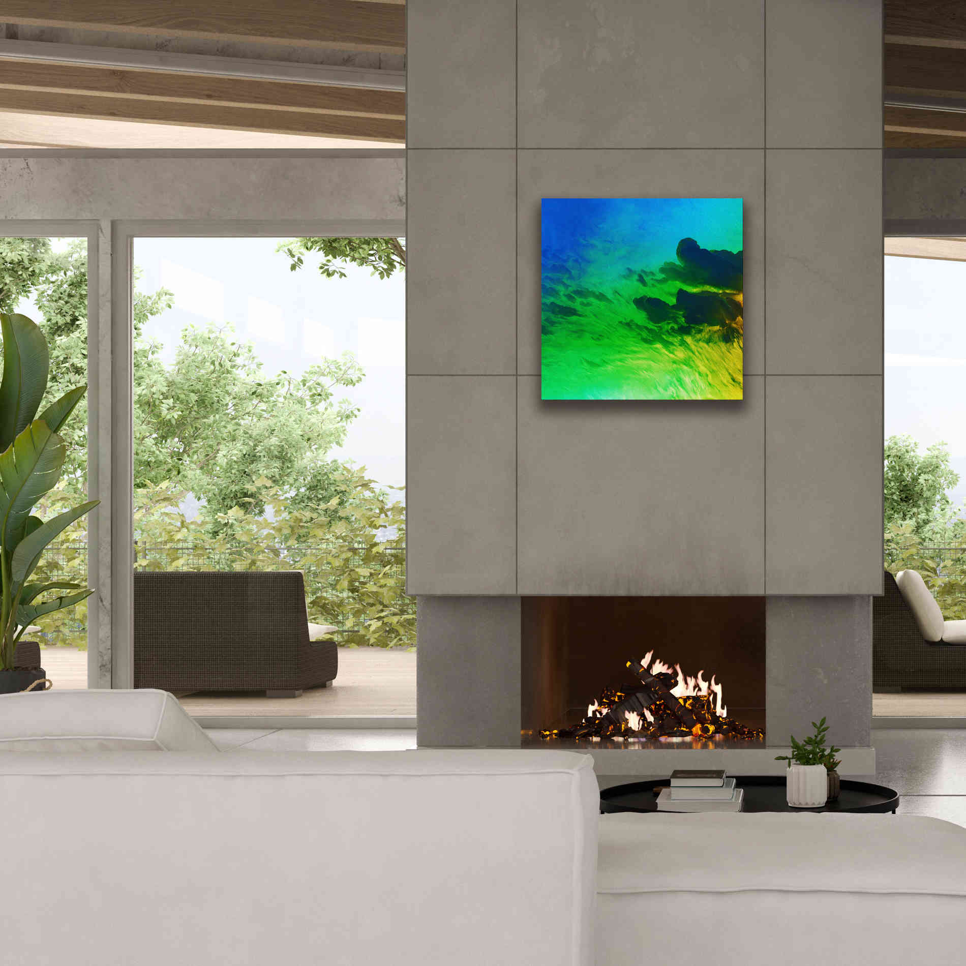 'Earth as Art: Luminescence,' Canvas Wall Art,26 x 26