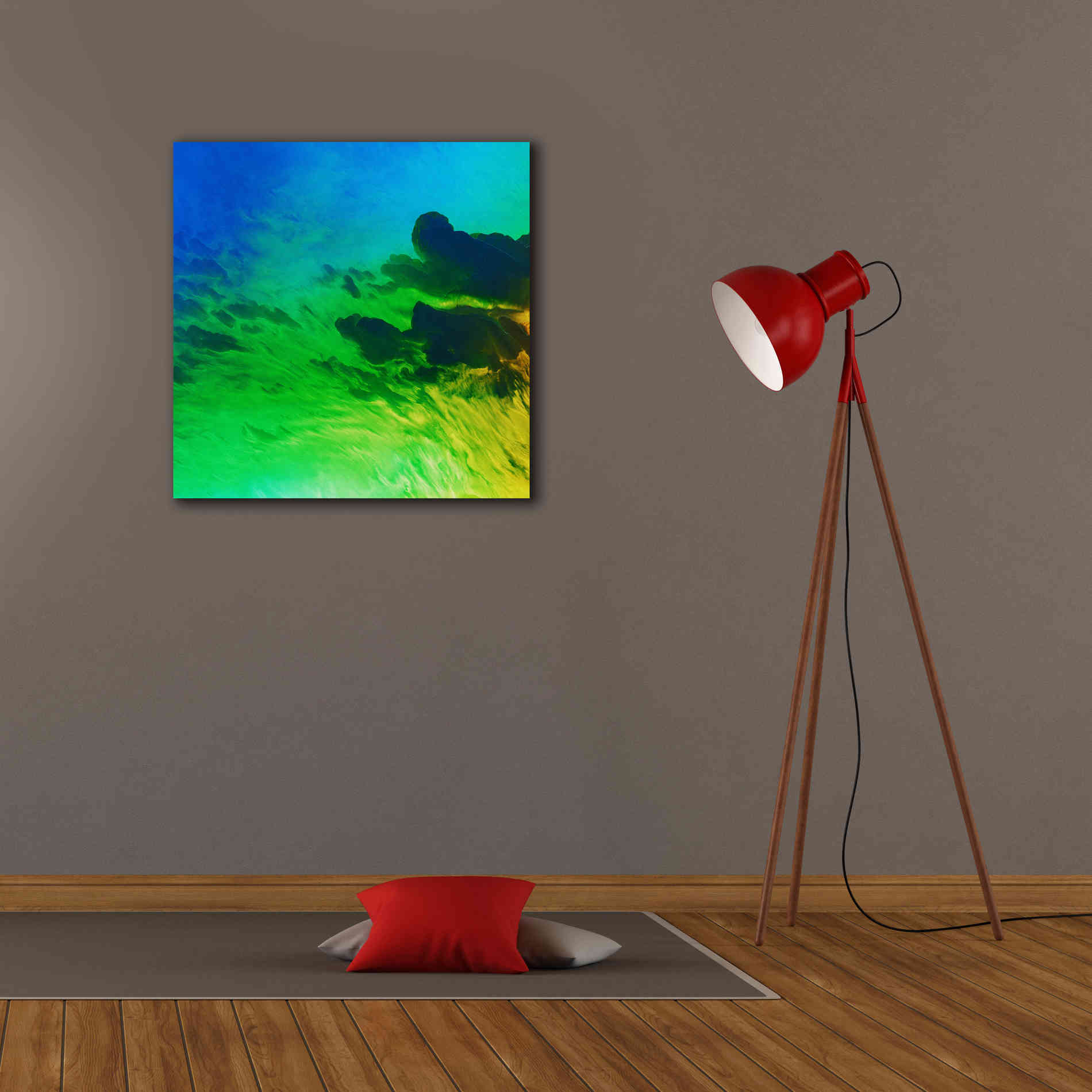 'Earth as Art: Luminescence,' Canvas Wall Art,26 x 26