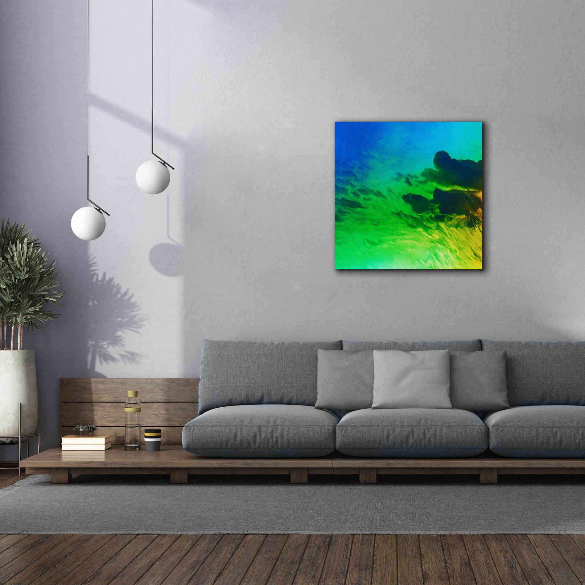 'Earth as Art: Luminescence,' Canvas Wall Art,37 x 37
