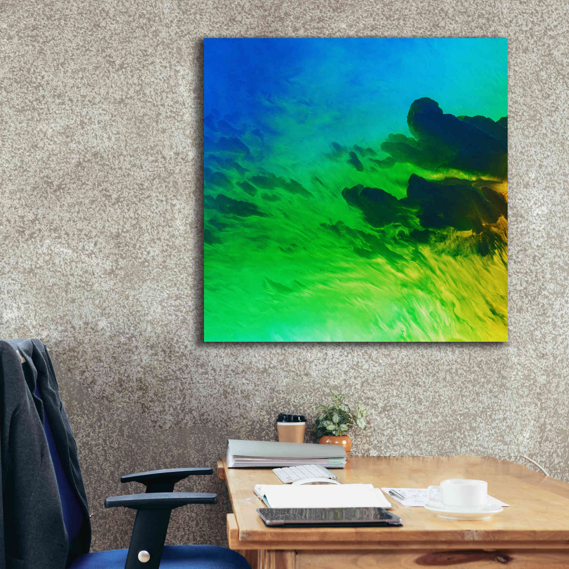 'Earth as Art: Luminescence,' Canvas Wall Art,37 x 37