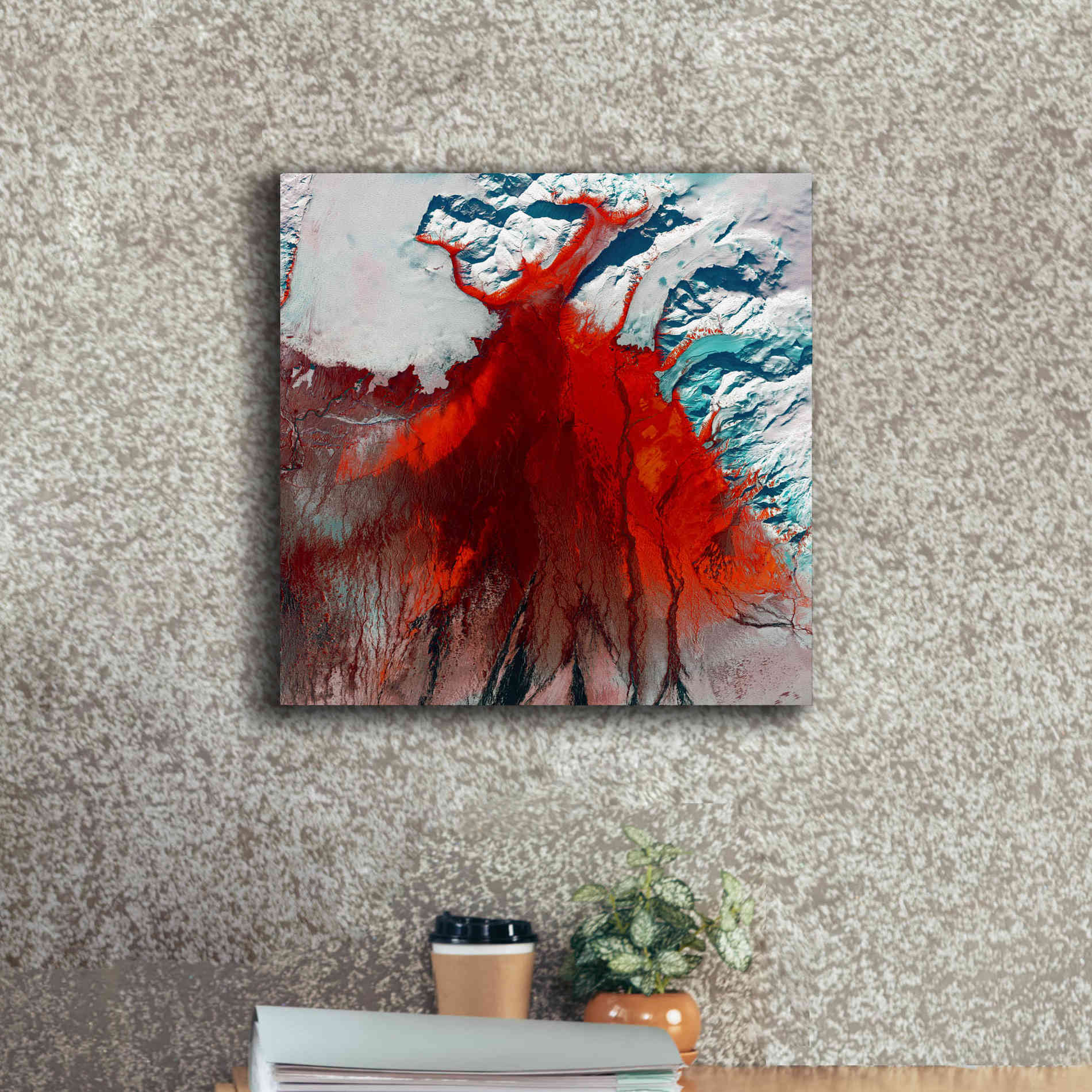 'Earth as Art: Outburst,' Canvas Wall Art,18 x 18