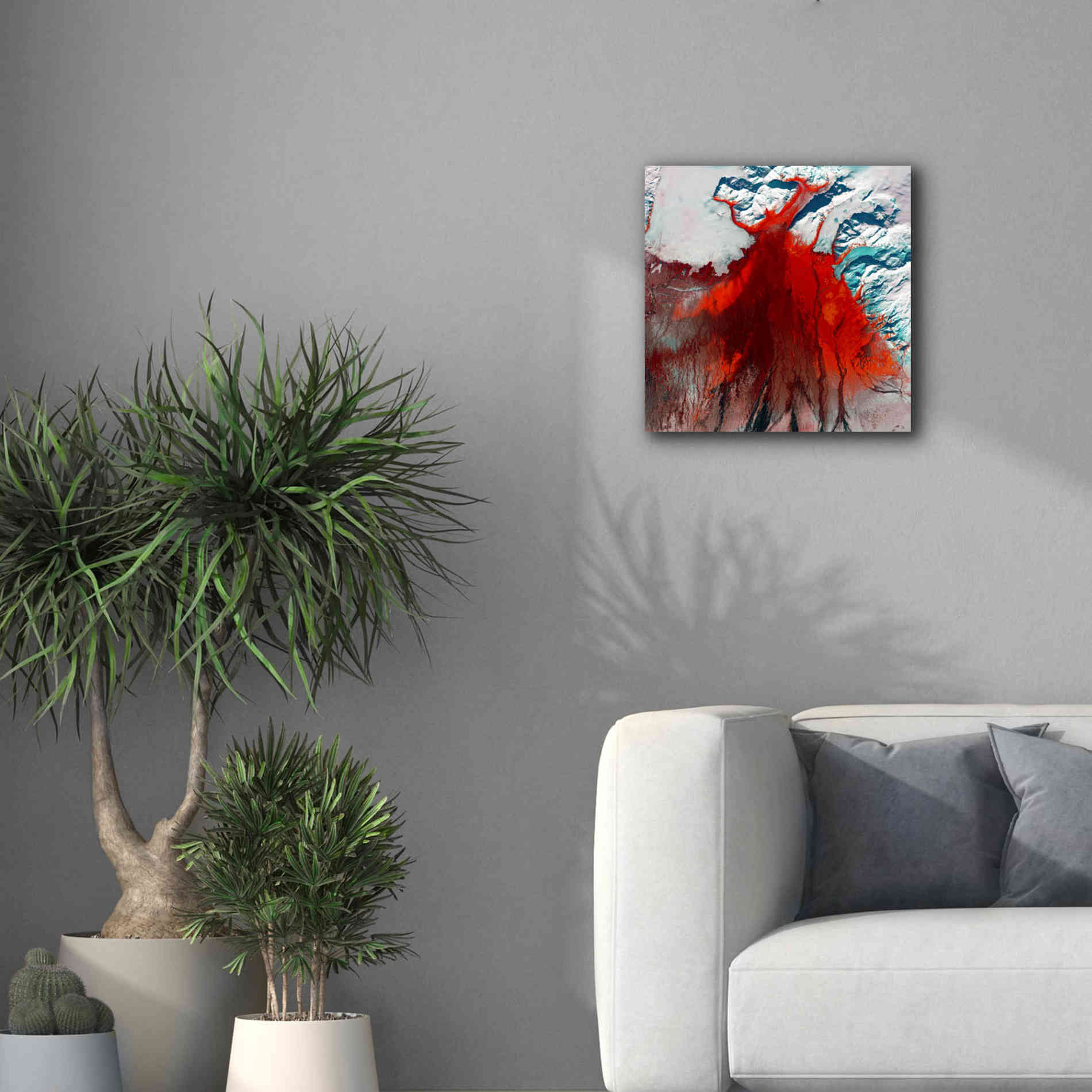 'Earth as Art: Outburst,' Canvas Wall Art,18 x 18