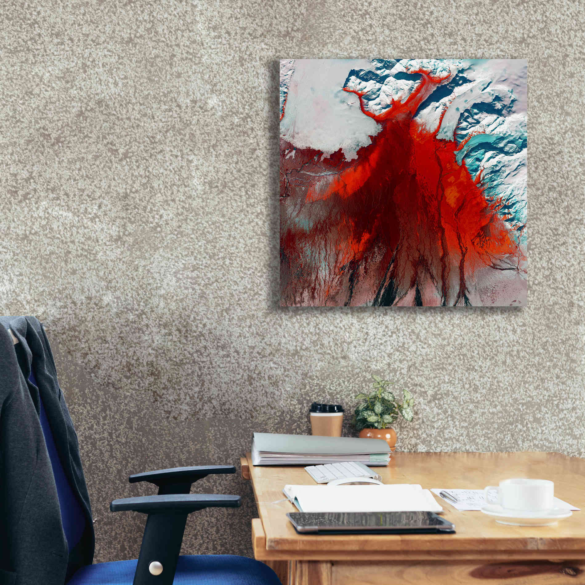 'Earth as Art: Outburst,' Canvas Wall Art,26 x 26