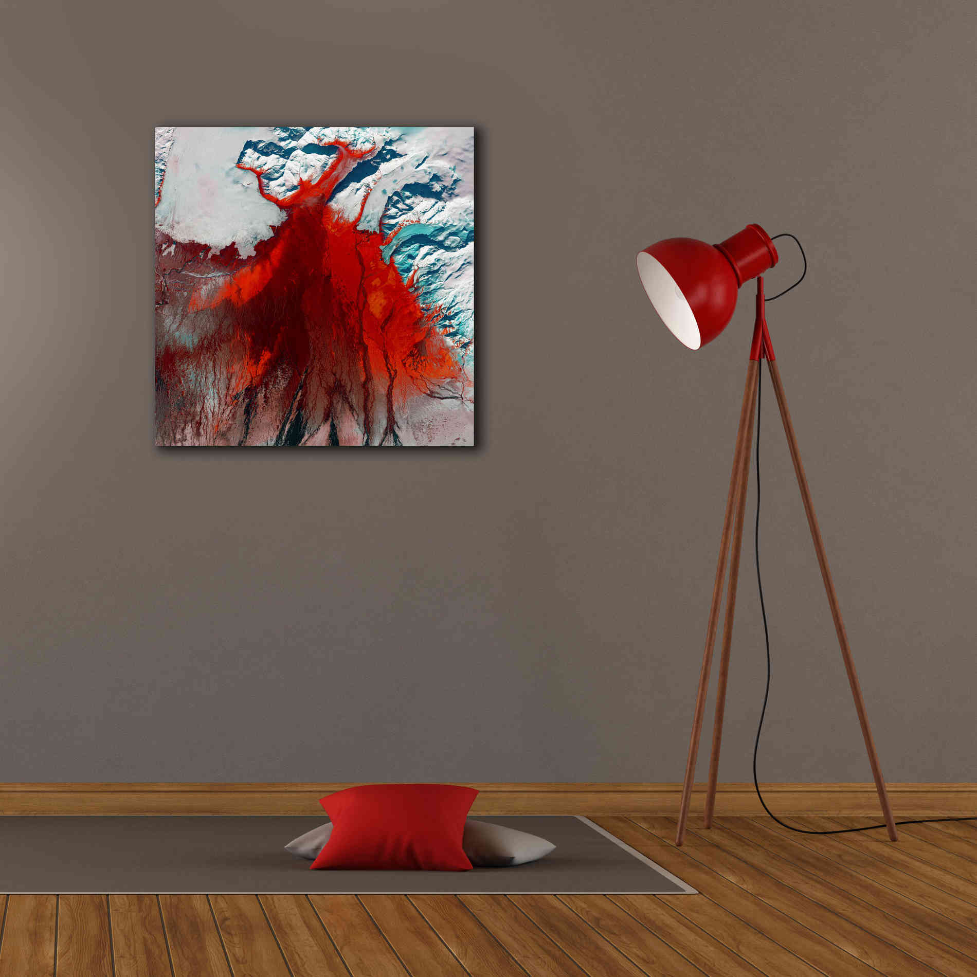 'Earth as Art: Outburst,' Canvas Wall Art,26 x 26