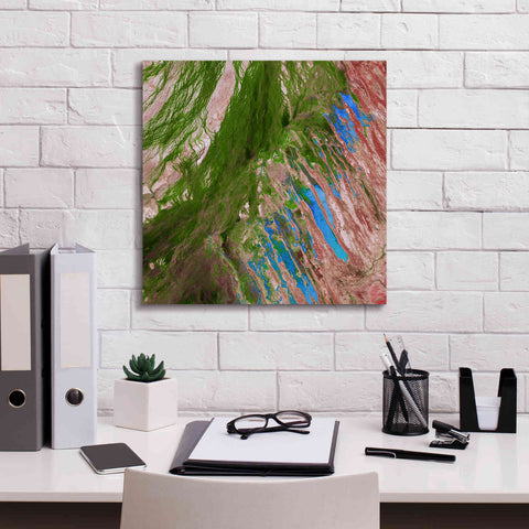 Image of 'Earth as Art: Painting the Desert,' Canvas Wall Art,18 x 18