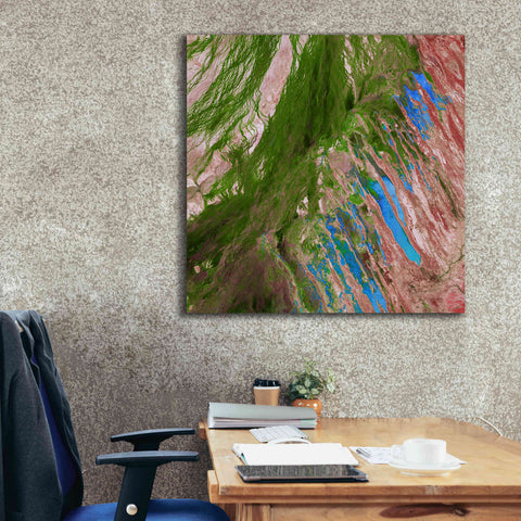Image of 'Earth as Art: Painting the Desert,' Canvas Wall Art,37 x 37