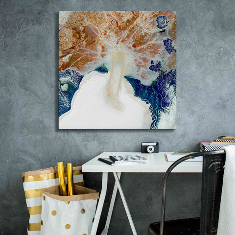 Image of 'Earth as Art: Rapid Ice Movement,' Canvas Wall Art,26 x 26