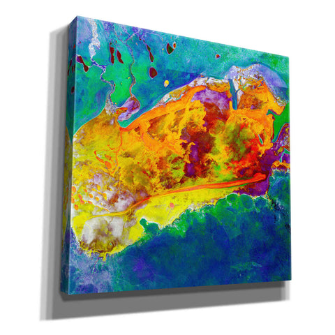 Image of 'Earth as Art: Salty Desolation,' Canvas Wall Art,12x12x1.1x0,18x18x1.1x0,26x26x1.74x0,37x37x1.74x0