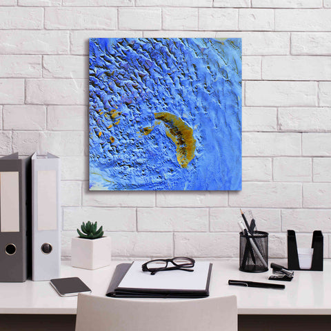 Image of 'Earth as Art: Sand Waves,' Canvas Wall Art,18 x 18