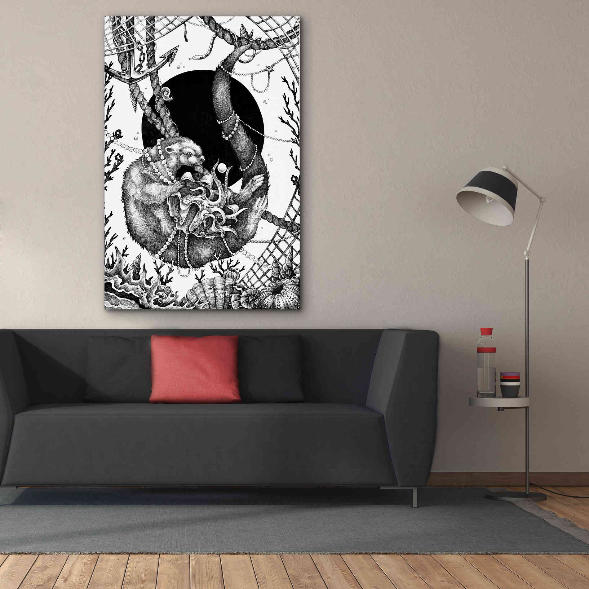 'Otter' by Avery Multer, Canvas Wall Art,40 x 60