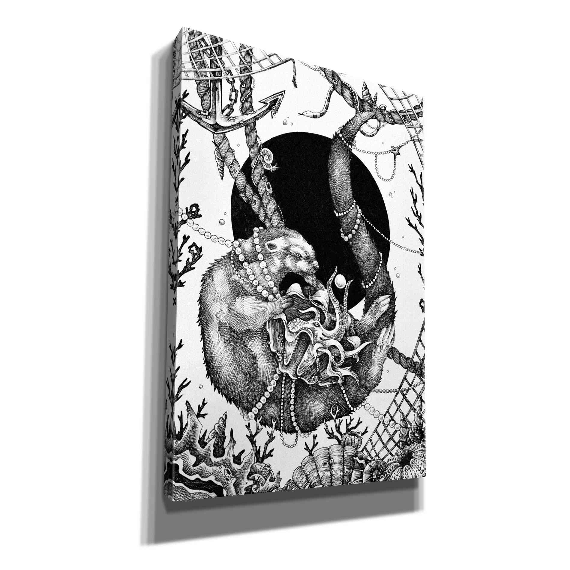 'Otter' by Avery Multer, Canvas Wall Art