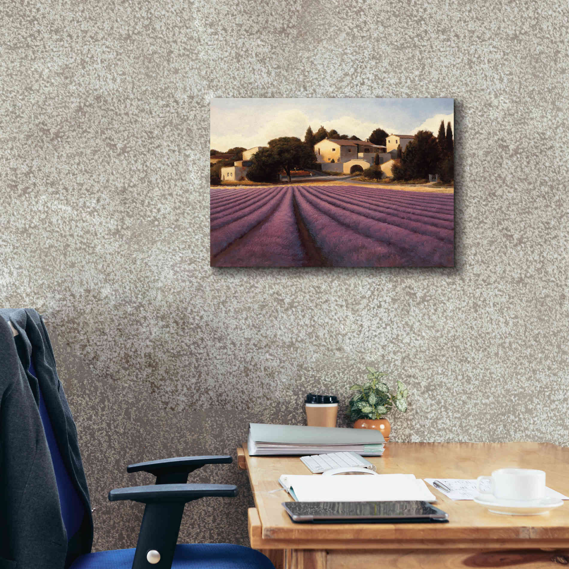 Epic Art 'Lavender Fields I' by James Wiens, Canvas Wall Art,24 x 20