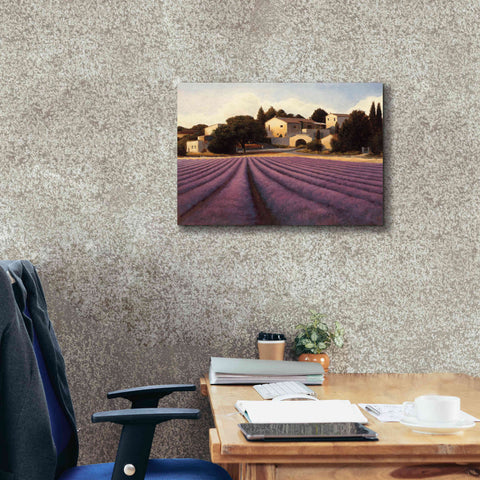 Image of Epic Art 'Lavender Fields I' by James Wiens, Canvas Wall Art,24 x 20