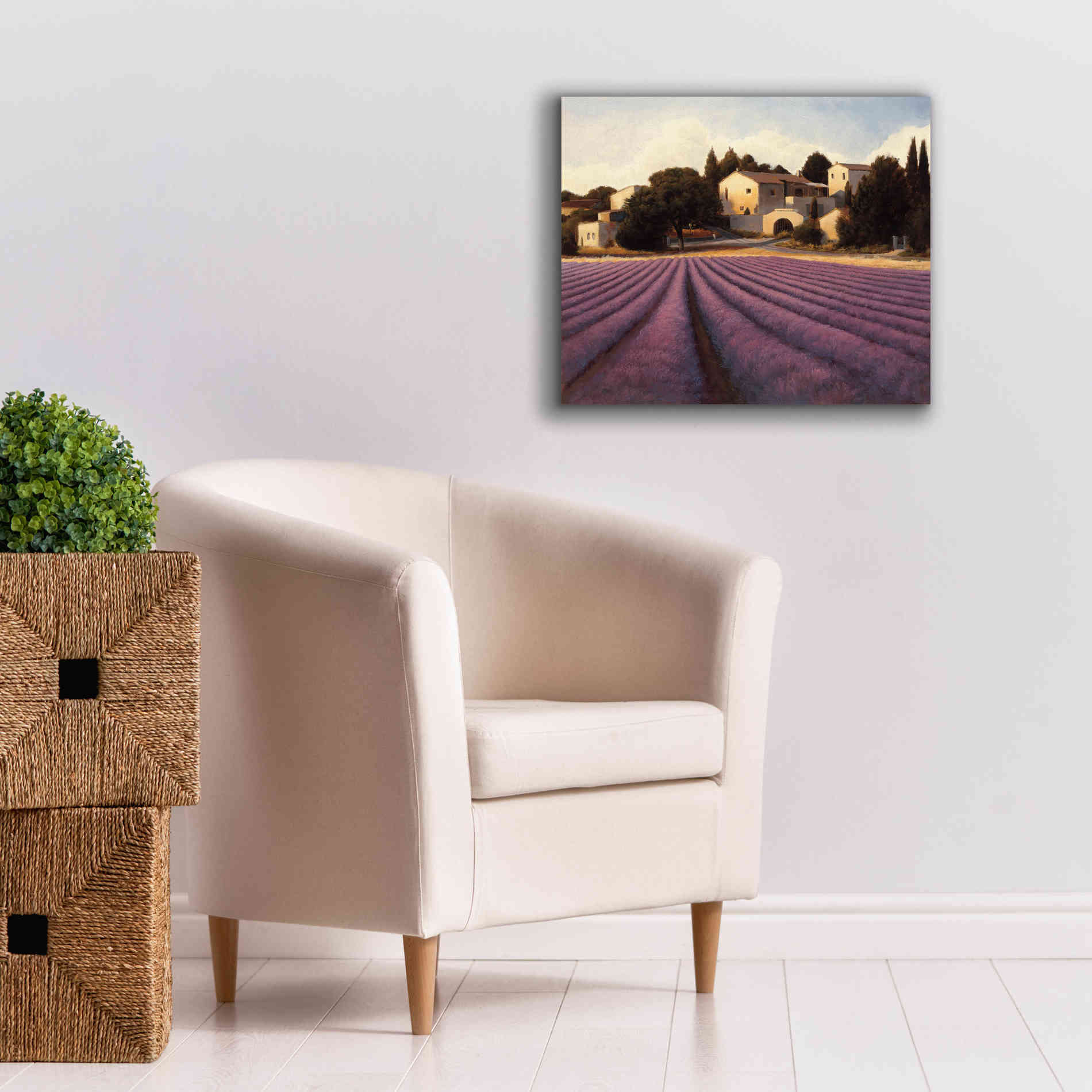 Epic Art 'Lavender Fields I' by James Wiens, Canvas Wall Art,24 x 20