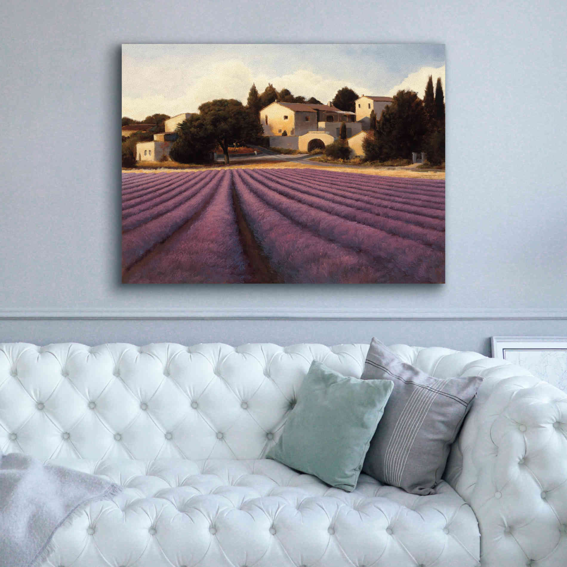 Epic Art 'Lavender Fields I' by James Wiens, Canvas Wall Art,54 x 40